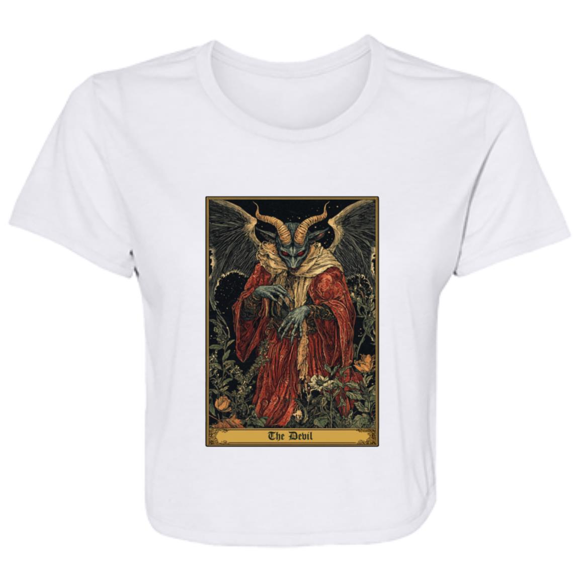 Flowy Cropped Tee The Devil