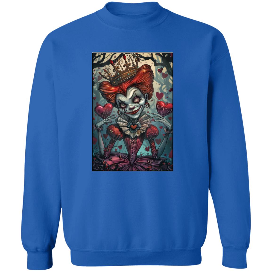 Pullover Sweatshirt Queen Of Hearts