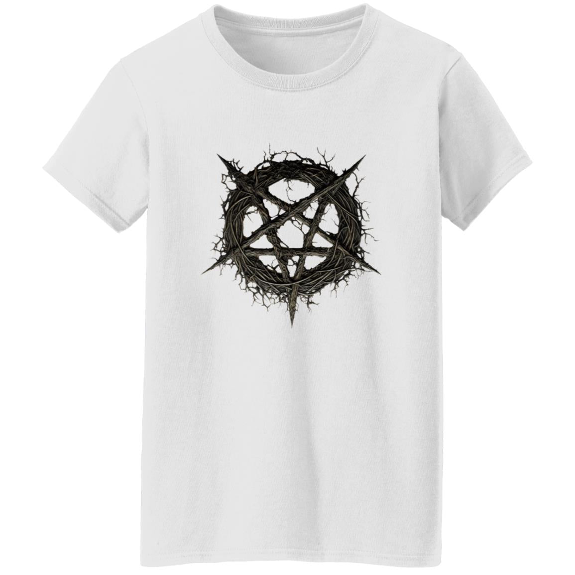 Oversized T-Shirt Thorny Pentagram