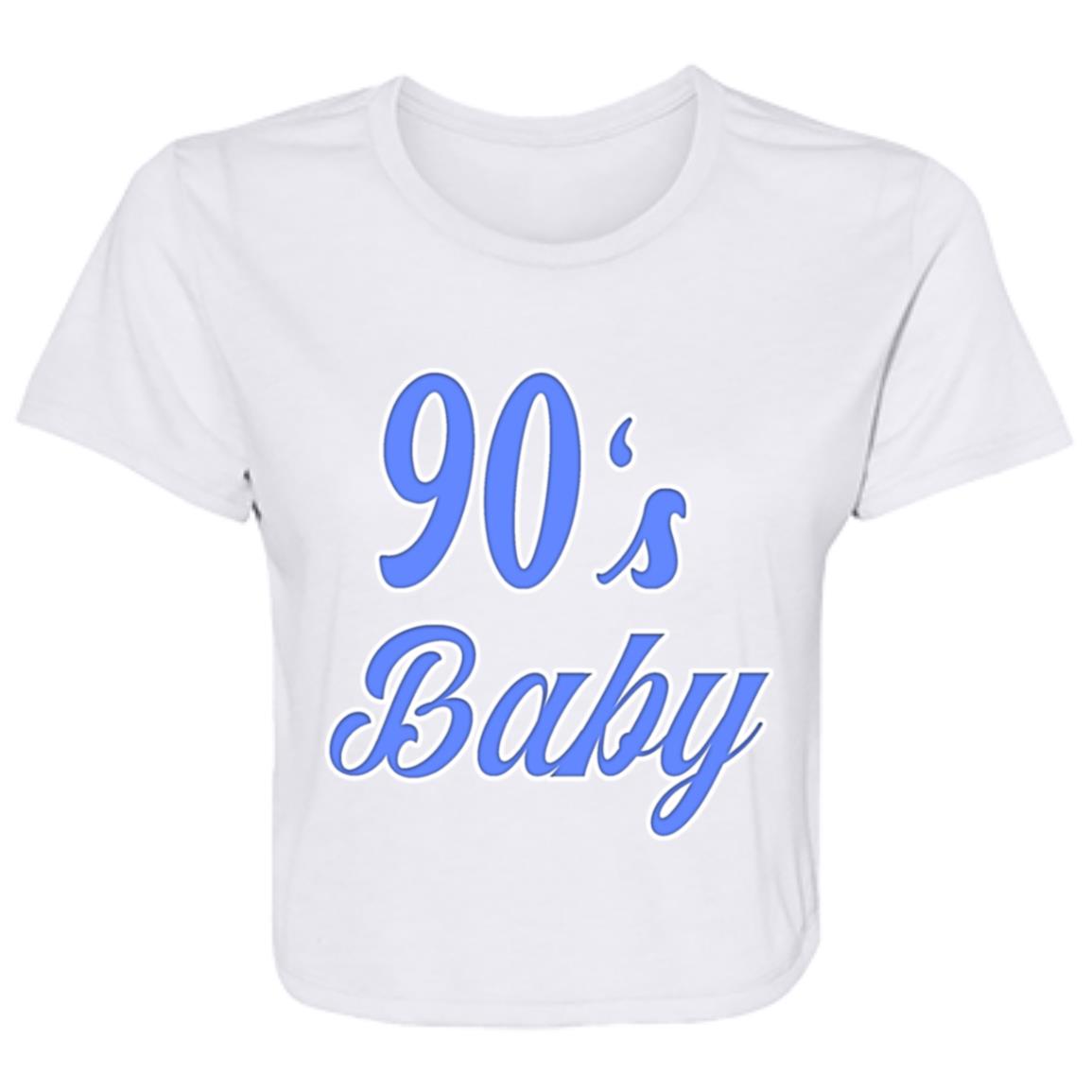 Flowy Cropped Tee 90's Baby