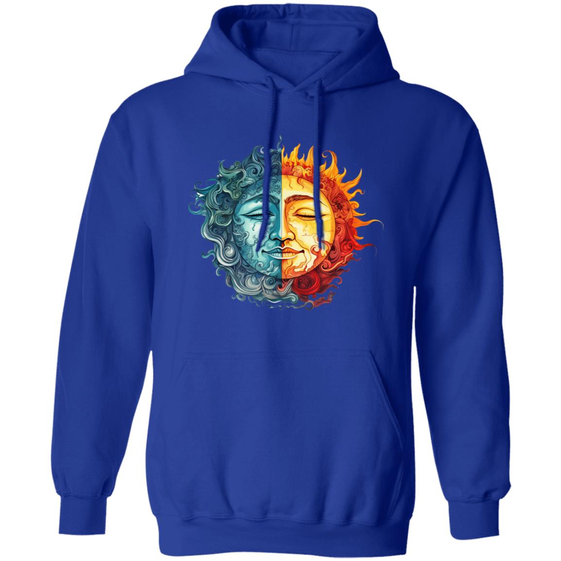 Pullover Hoodie Sun & Moon Ying Yang