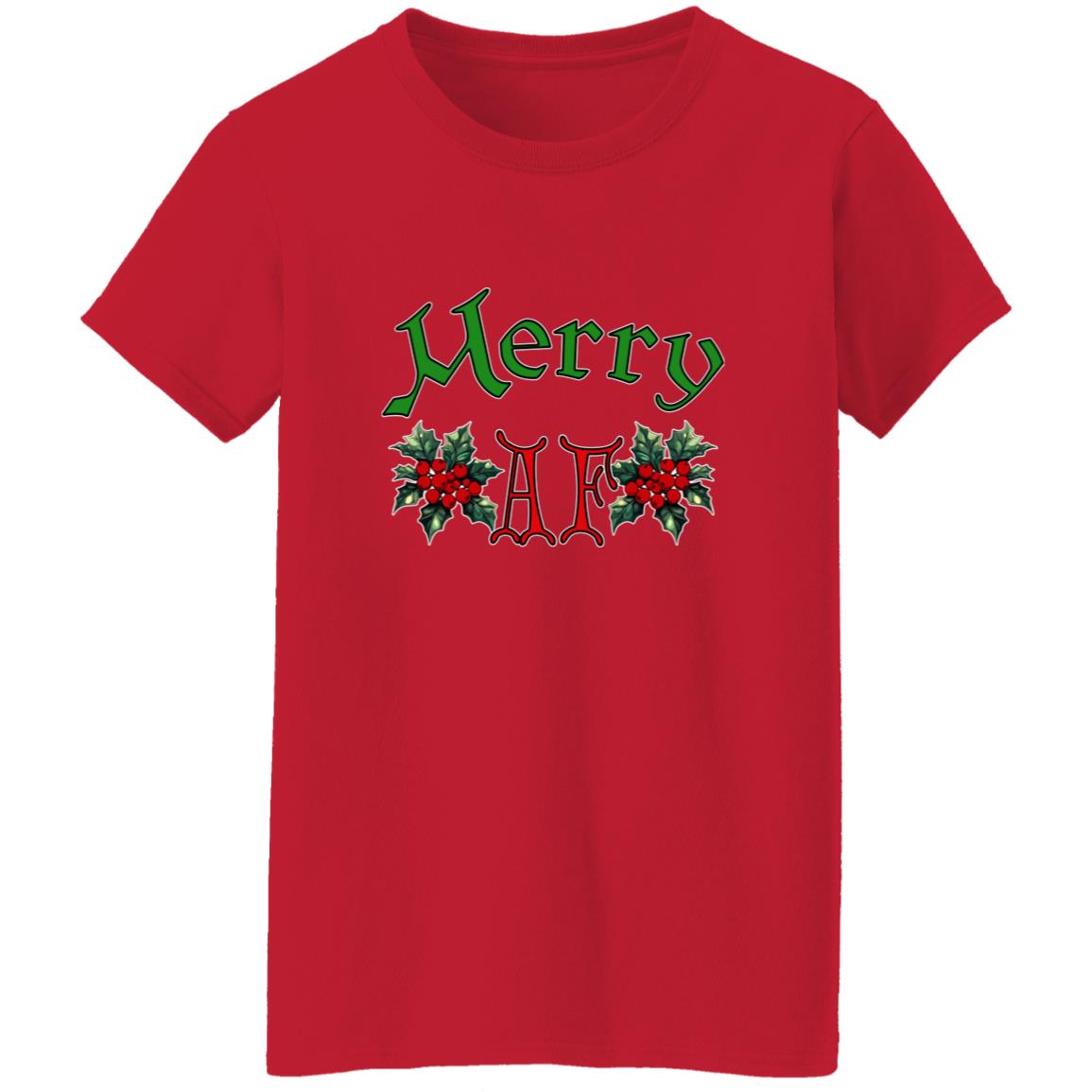 Oversized T-Shirt Merry AF