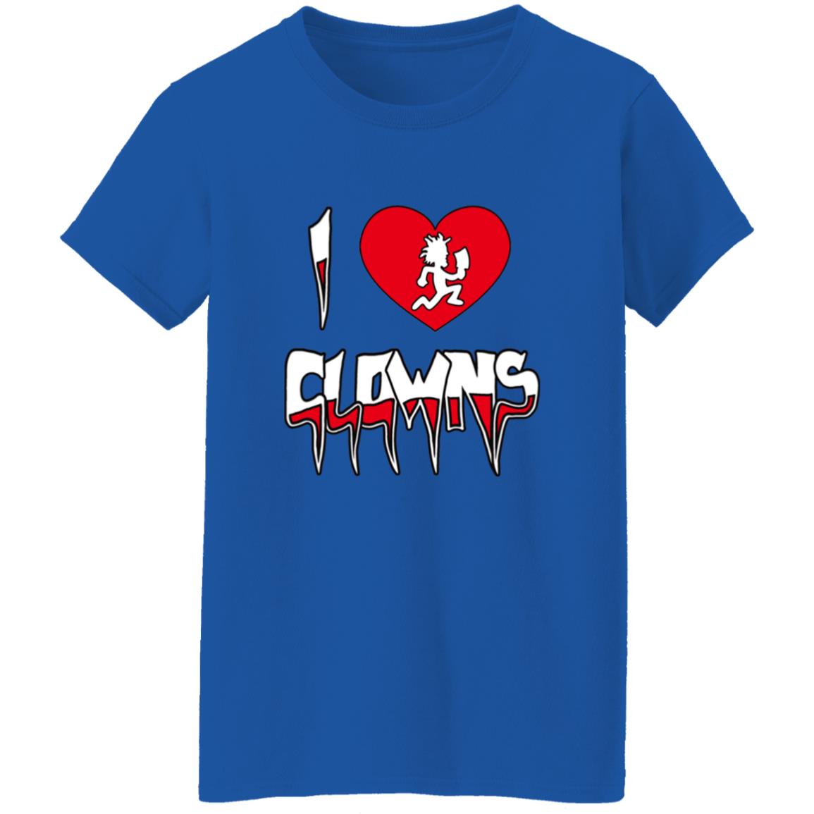 Oversized T-Shirt I Love Clowns