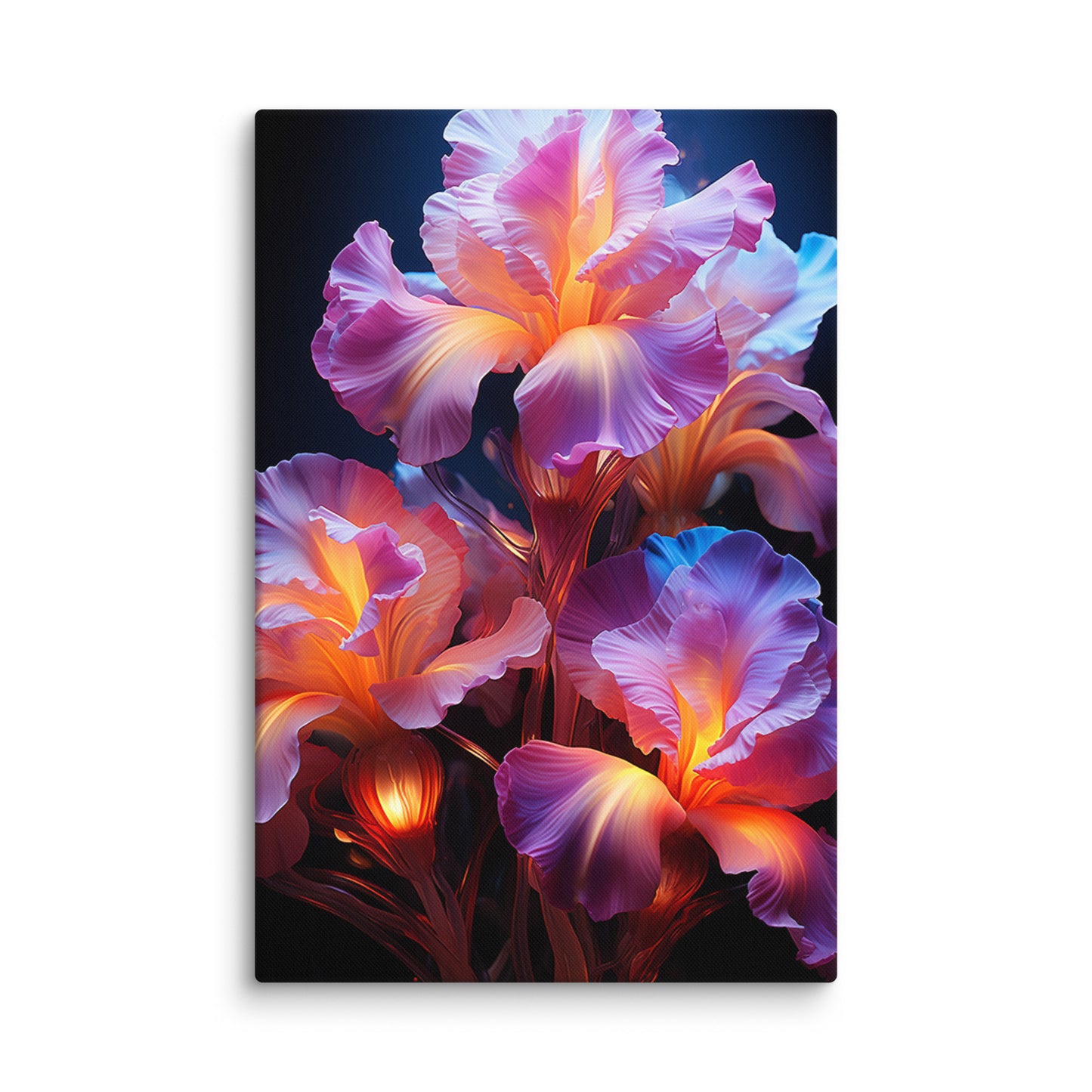 Canvas Iris Flower