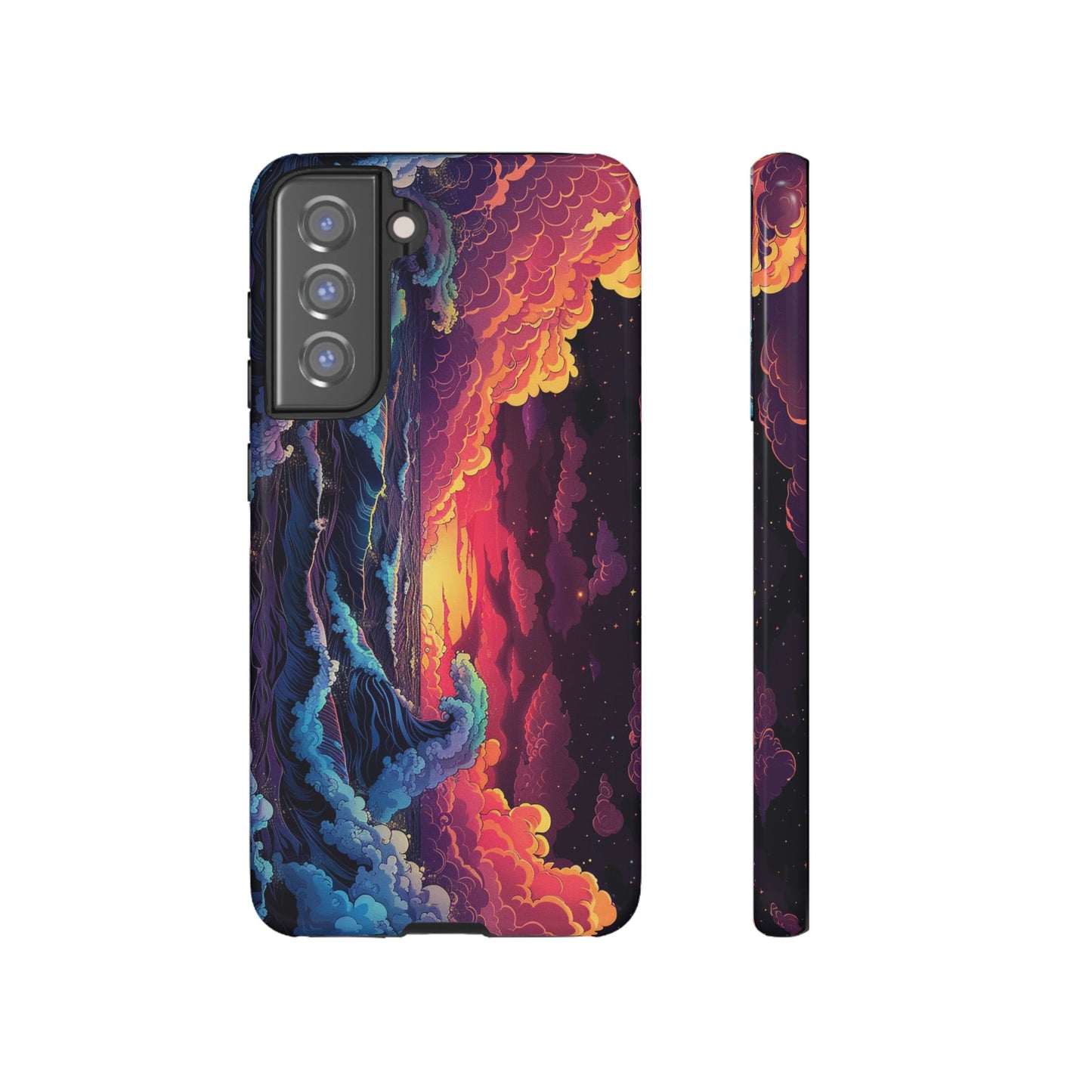 Copy of Copy of Artistic Crescent Moon Phone Case — Dreamy Starry Night Protection