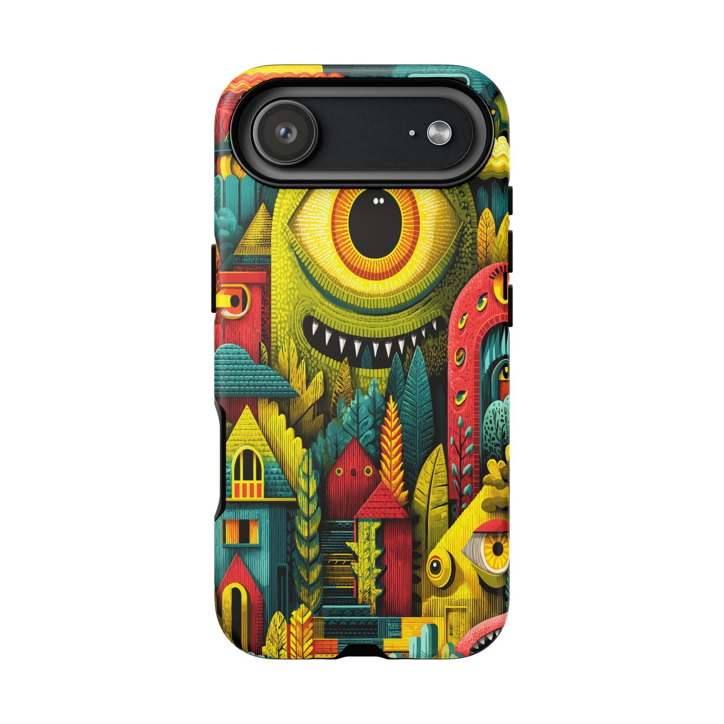 Artistic Crescent Moon Phone Case — Dreamy Starry Night Protection