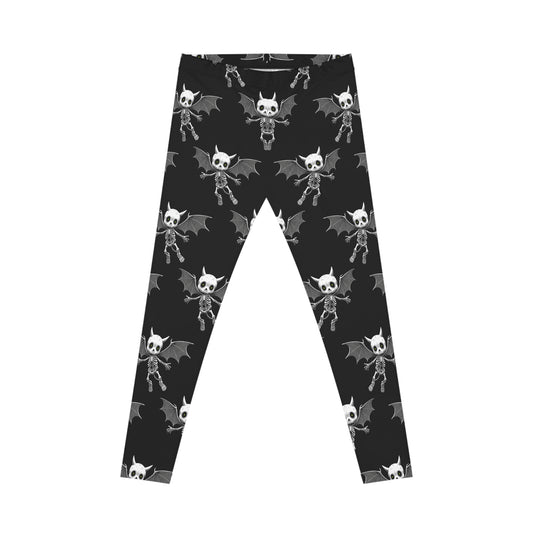 All-Over Print Leggings Baby Skeleton Devil