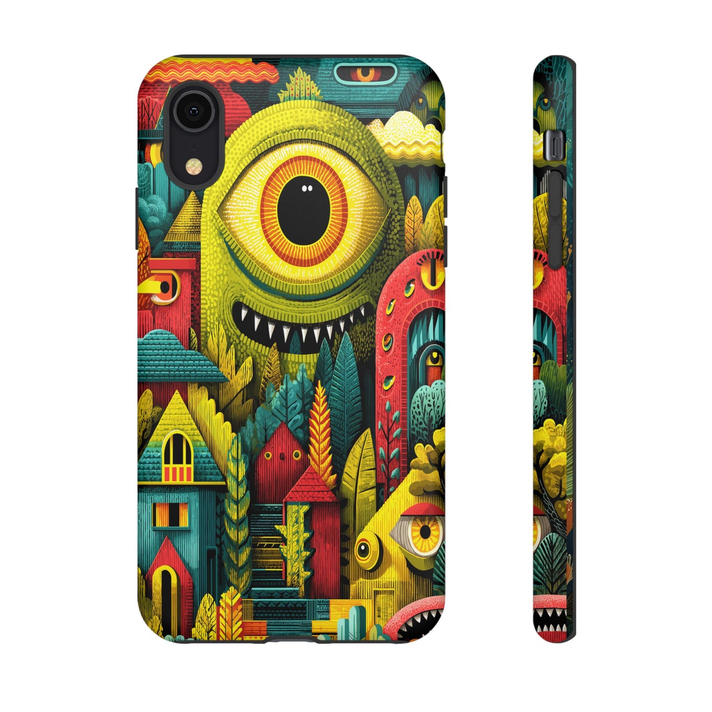 Artistic Crescent Moon Phone Case — Dreamy Starry Night Protection