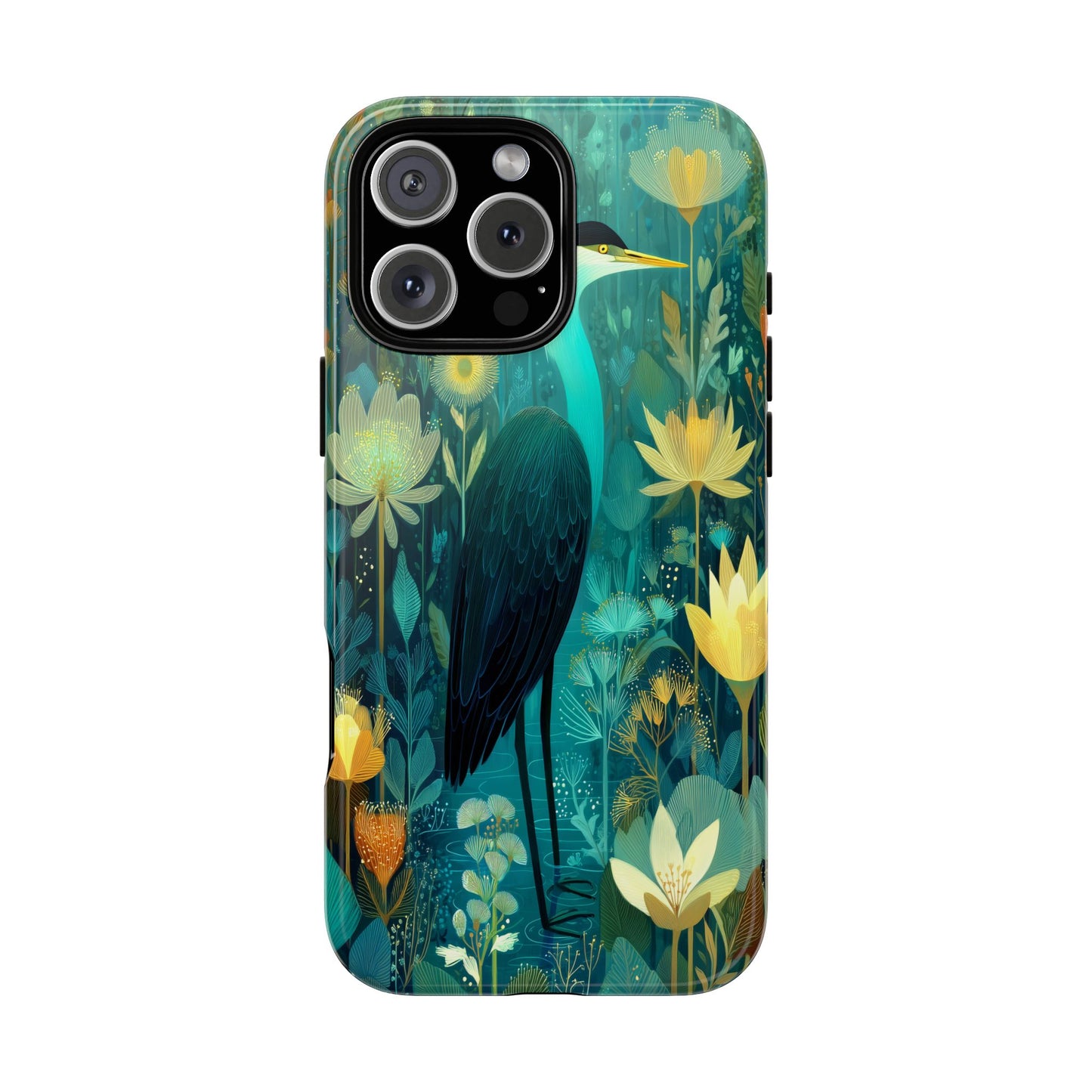 Artistic Crescent Moon Phone Case — Dreamy Starry Night Protection