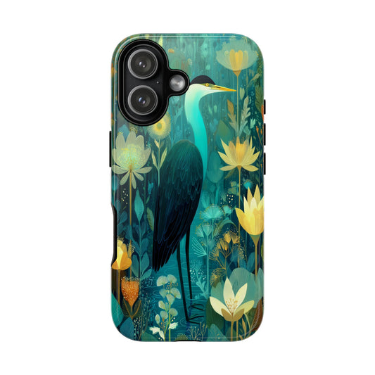Artistic Crescent Moon Phone Case — Dreamy Starry Night Protection