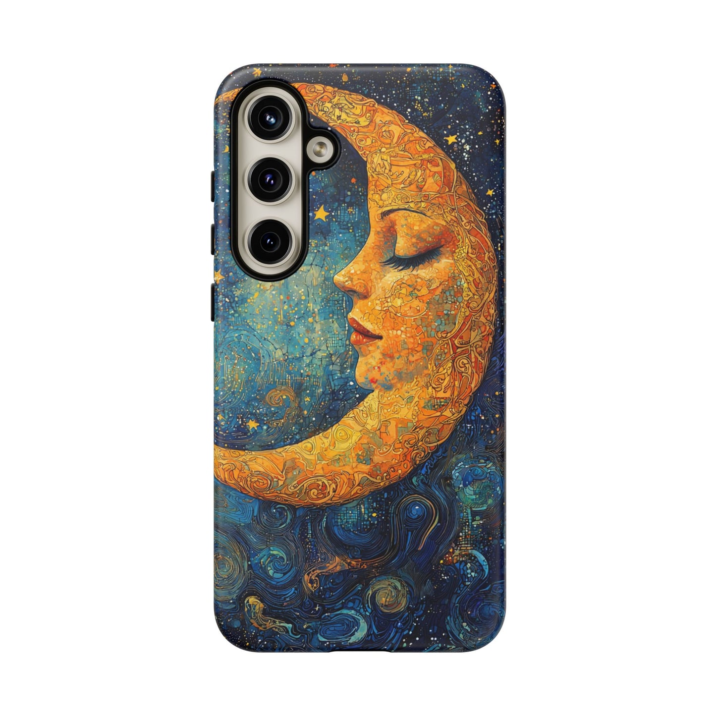 Copy of Artistic Crescent Moon Phone Case — Dreamy Starry Night Protection