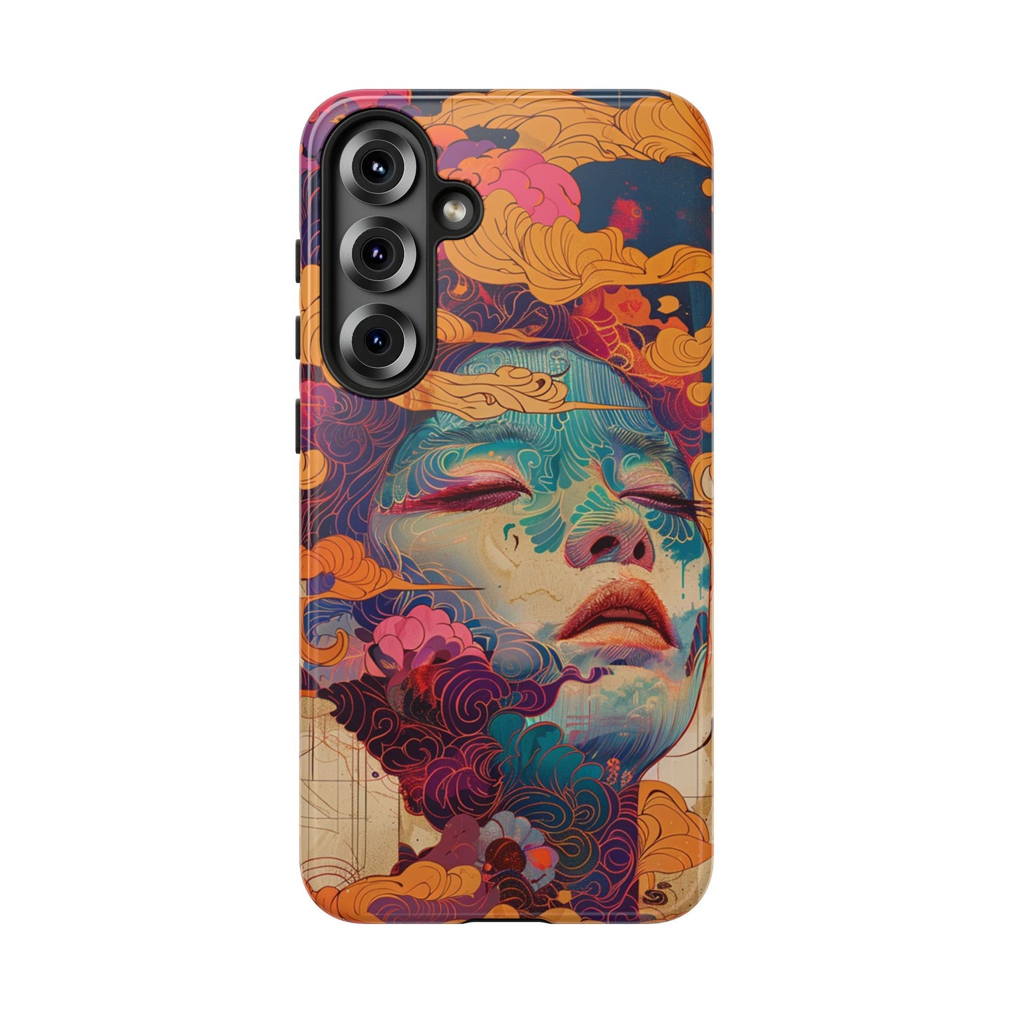 Copy of Copy of Artistic Crescent Moon Phone Case — Dreamy Starry Night Protection
