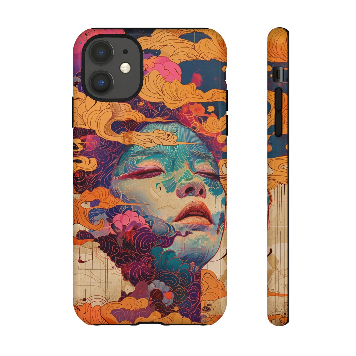 Copy of Artistic Crescent Moon Phone Case — Dreamy Starry Night Protection