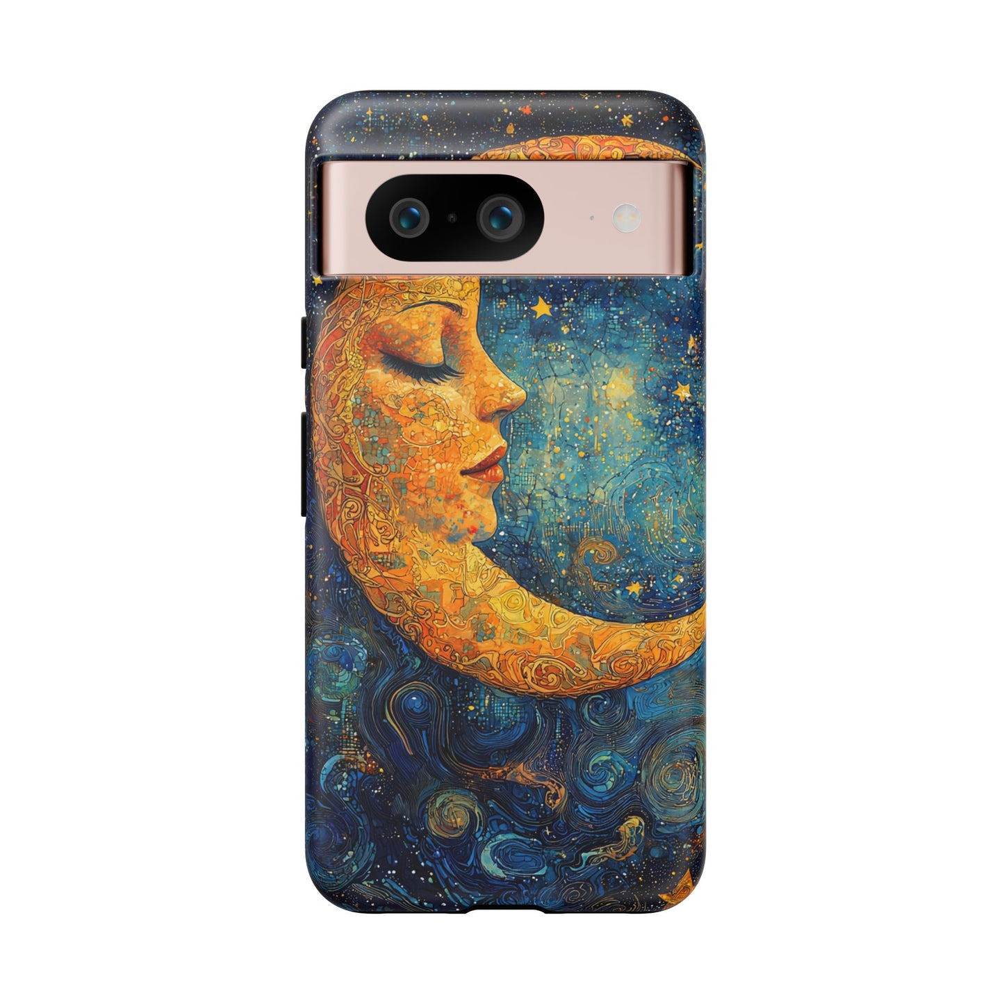 Copy of Artistic Crescent Moon Phone Case — Dreamy Starry Night Protection