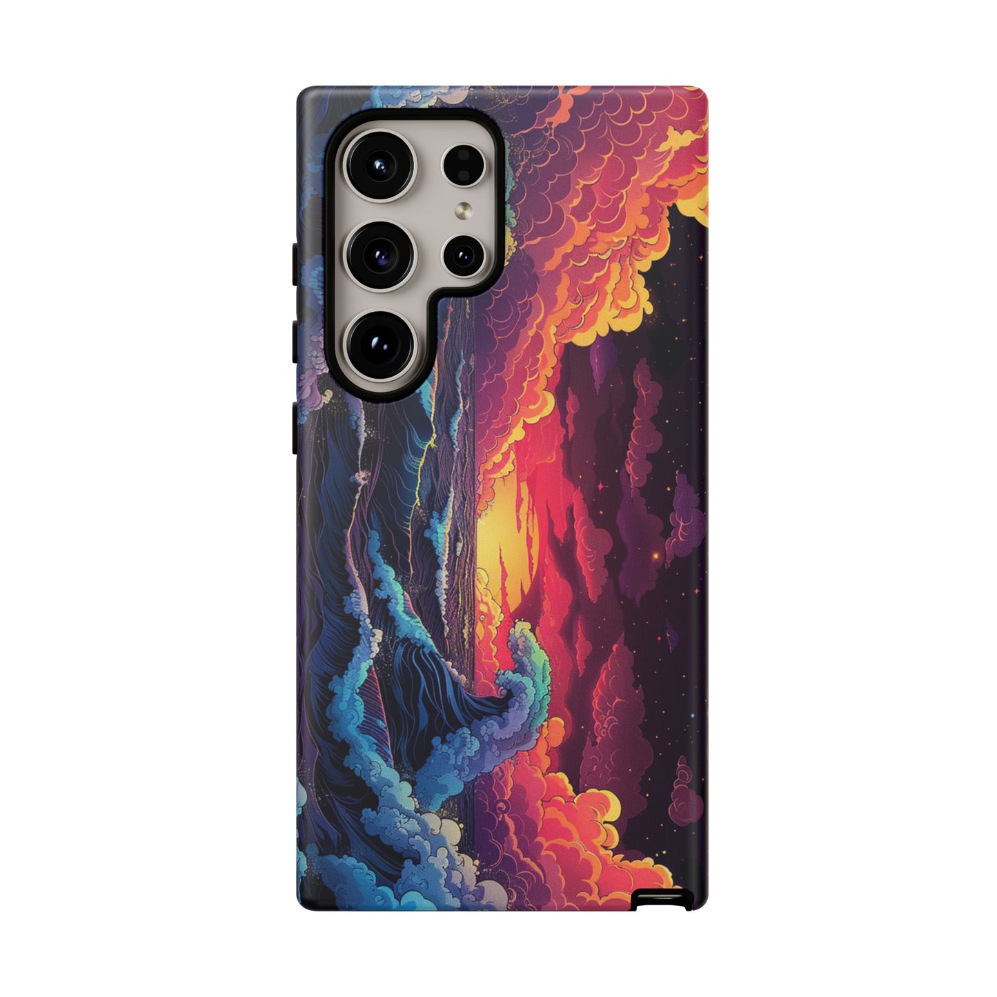 Copy of Copy of Artistic Crescent Moon Phone Case — Dreamy Starry Night Protection