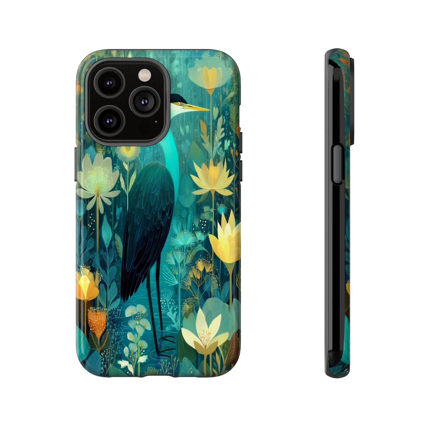 Artistic Crescent Moon Phone Case — Dreamy Starry Night Protection