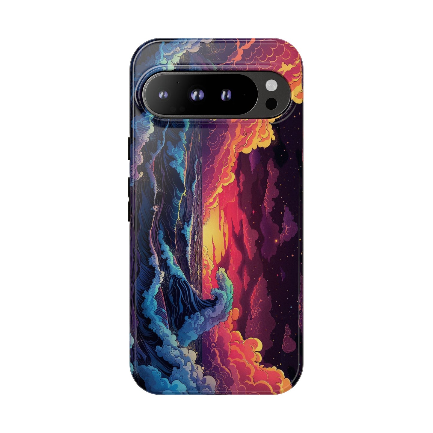 Copy of Copy of Artistic Crescent Moon Phone Case — Dreamy Starry Night Protection