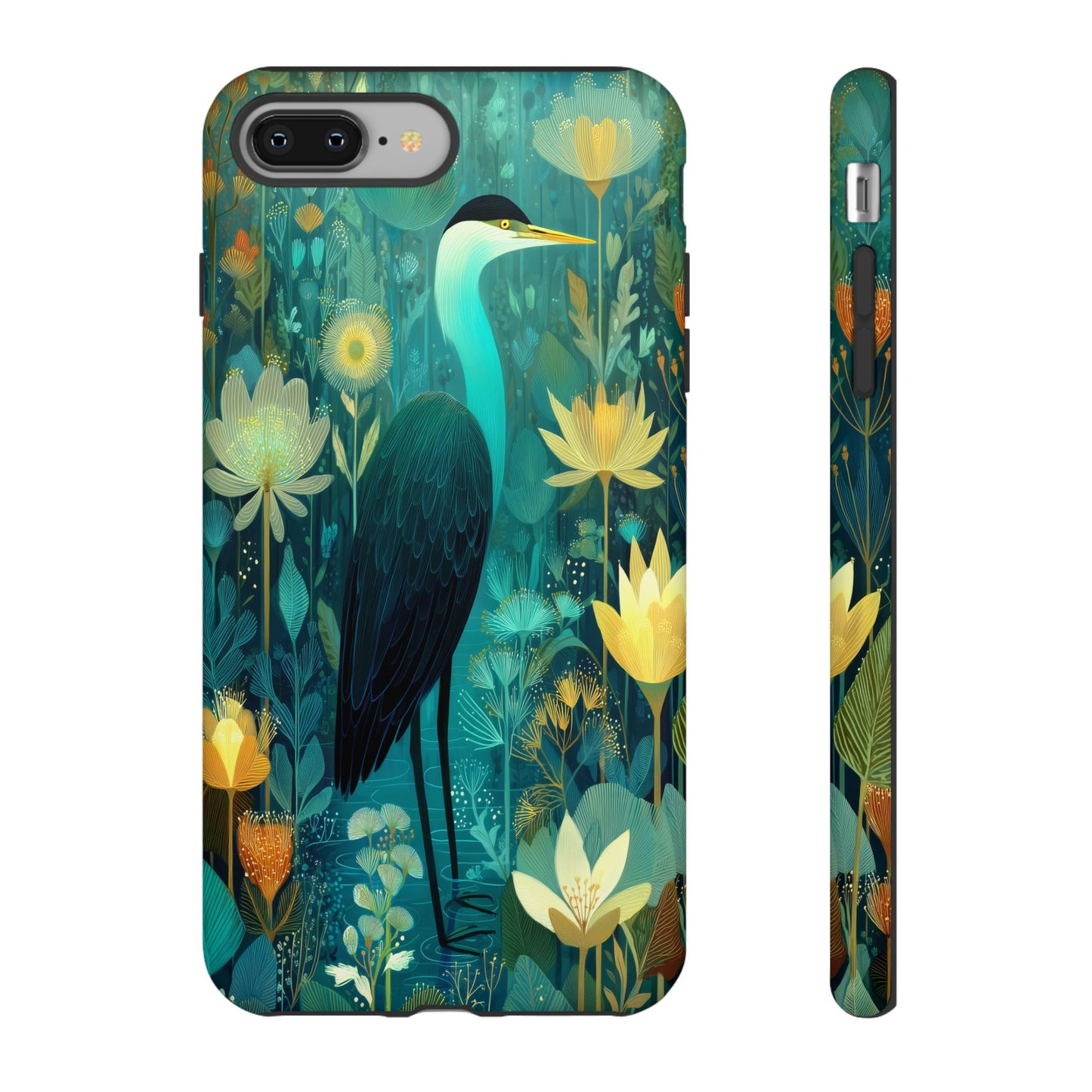 Artistic Crescent Moon Phone Case — Dreamy Starry Night Protection