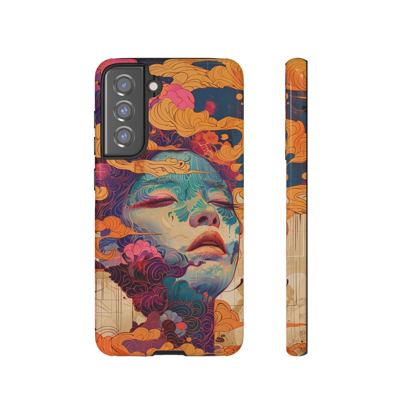 Copy of Copy of Artistic Crescent Moon Phone Case — Dreamy Starry Night Protection