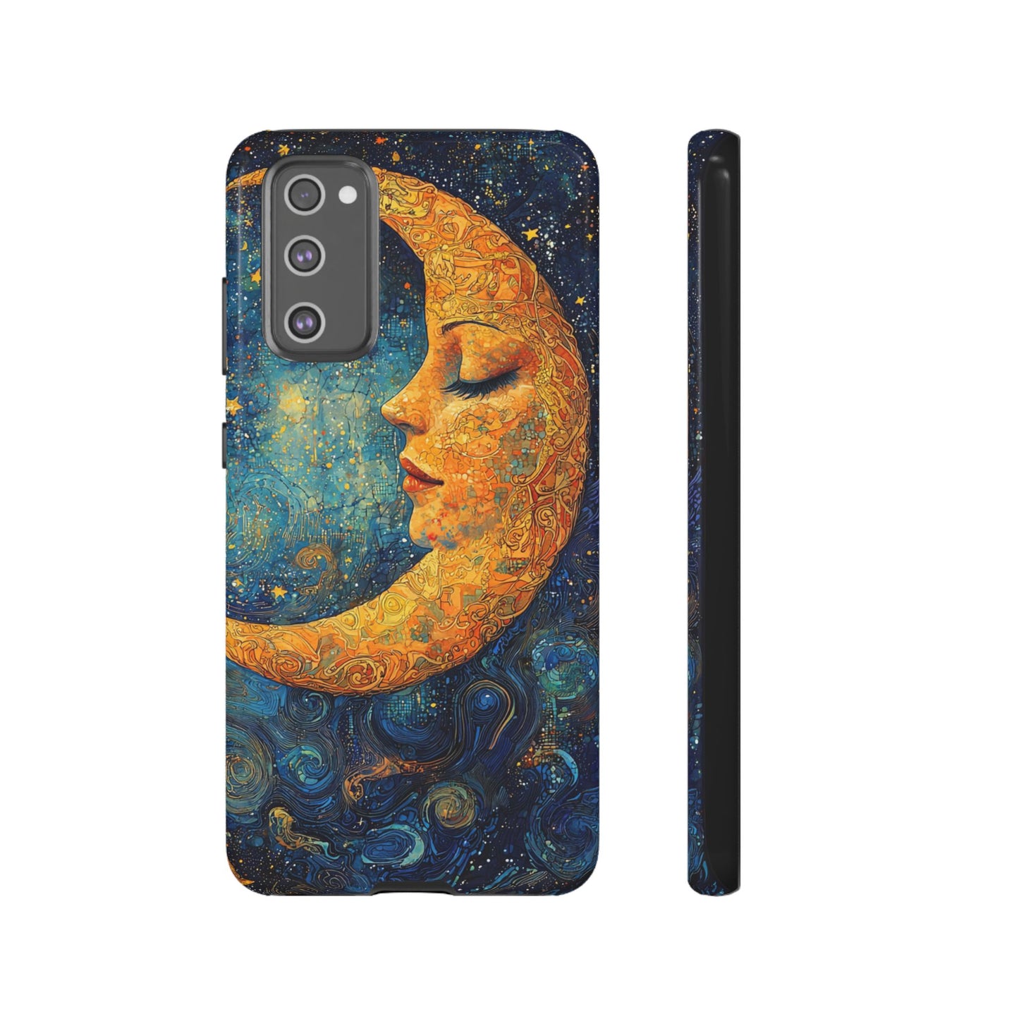 Copy of Artistic Crescent Moon Phone Case — Dreamy Starry Night Protection