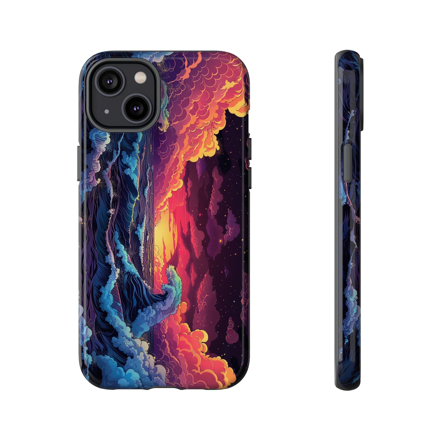 Copy of Artistic Crescent Moon Phone Case — Dreamy Starry Night Protection