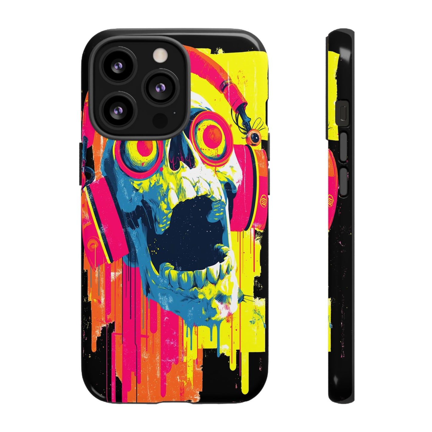 Artistic Crescent Moon Phone Case — Dreamy Starry Night Protection
