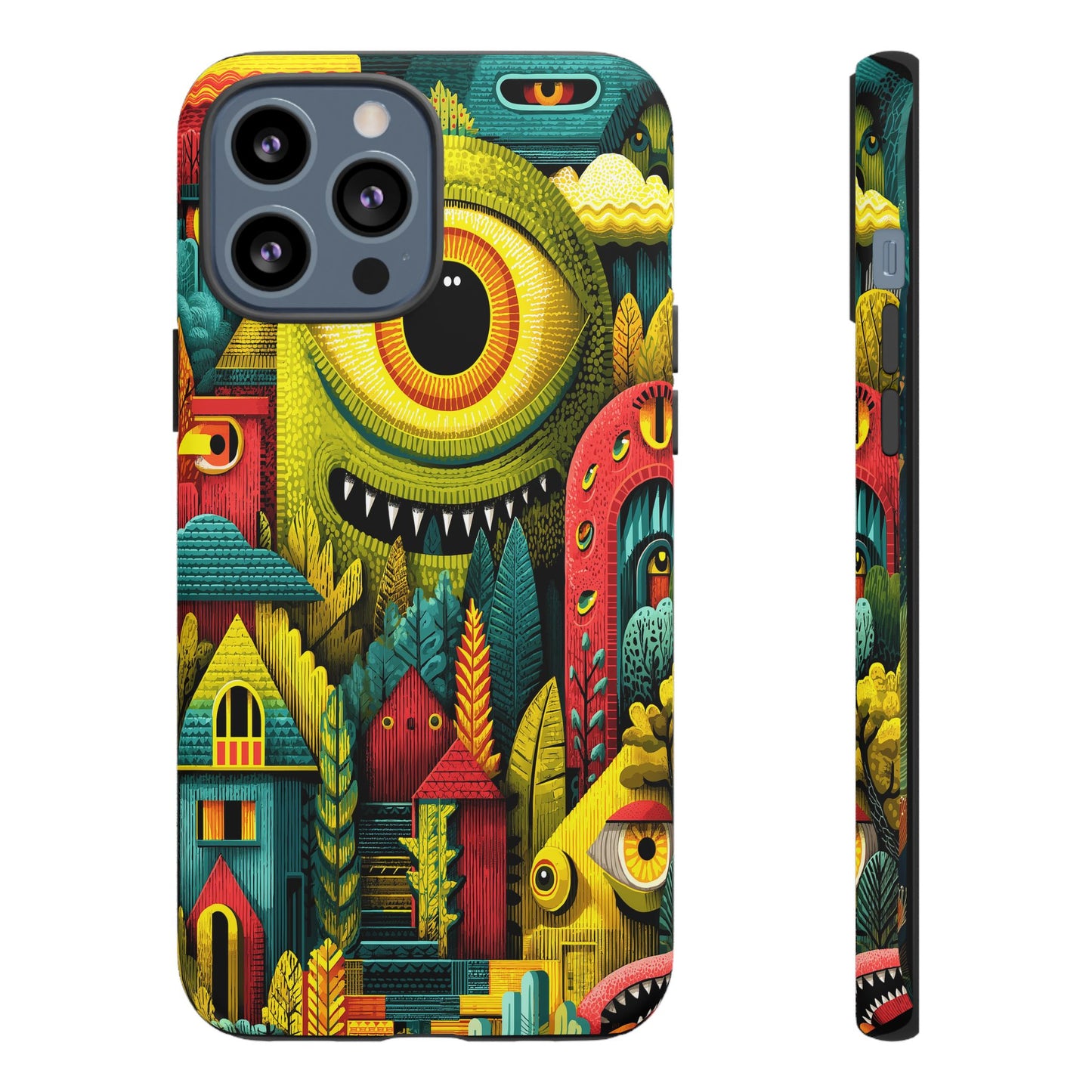Artistic Crescent Moon Phone Case — Dreamy Starry Night Protection