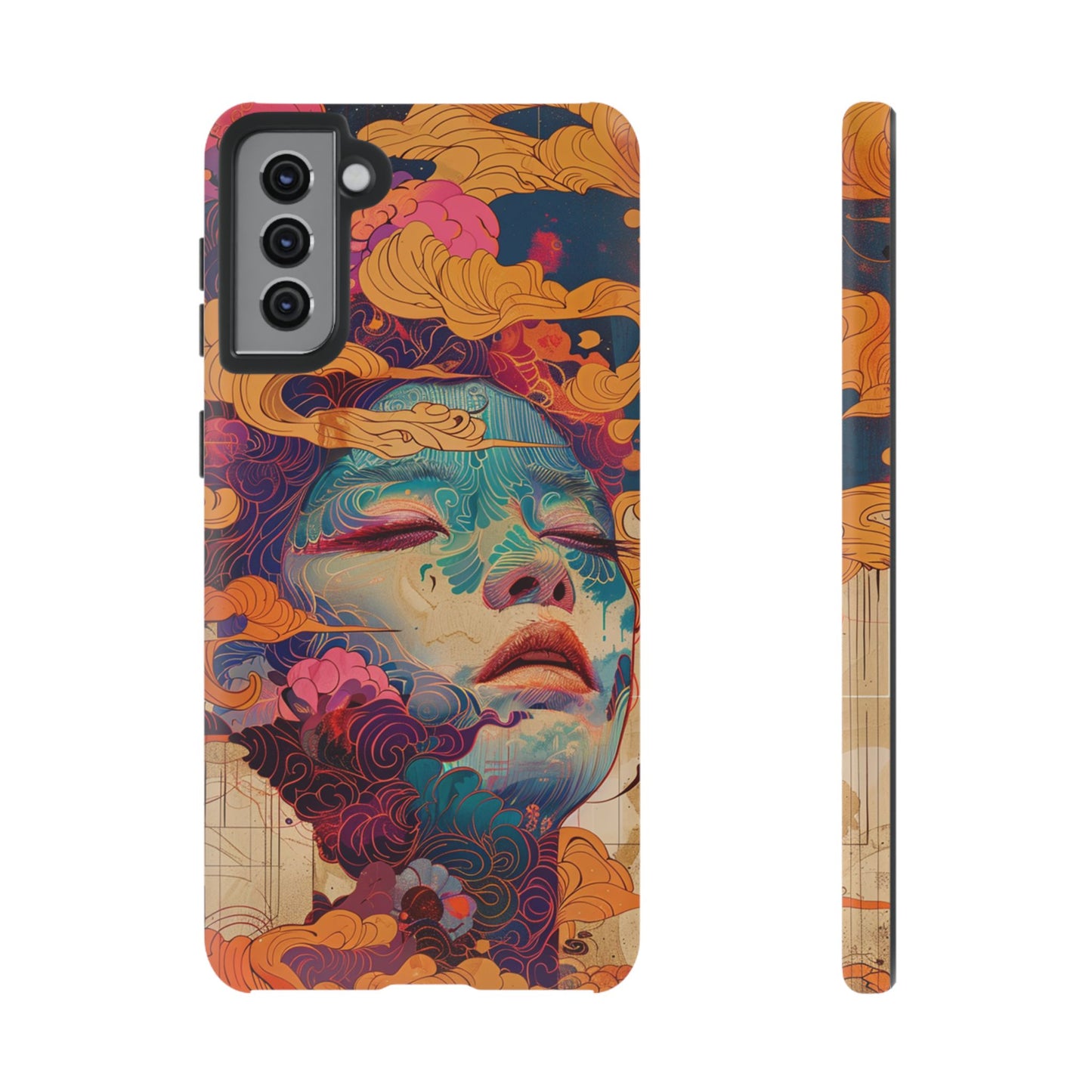 Copy of Copy of Artistic Crescent Moon Phone Case — Dreamy Starry Night Protection