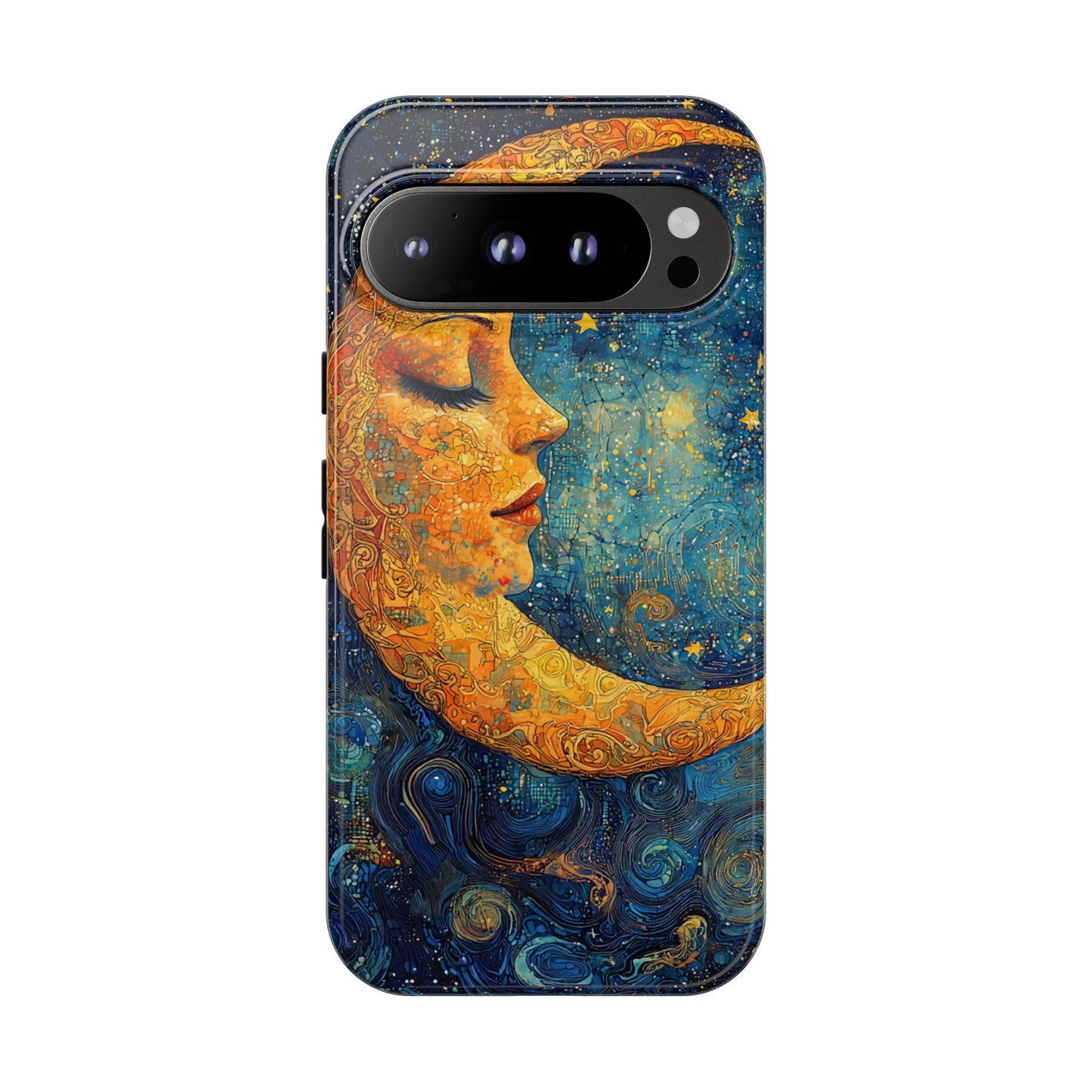 Copy of Artistic Crescent Moon Phone Case — Dreamy Starry Night Protection