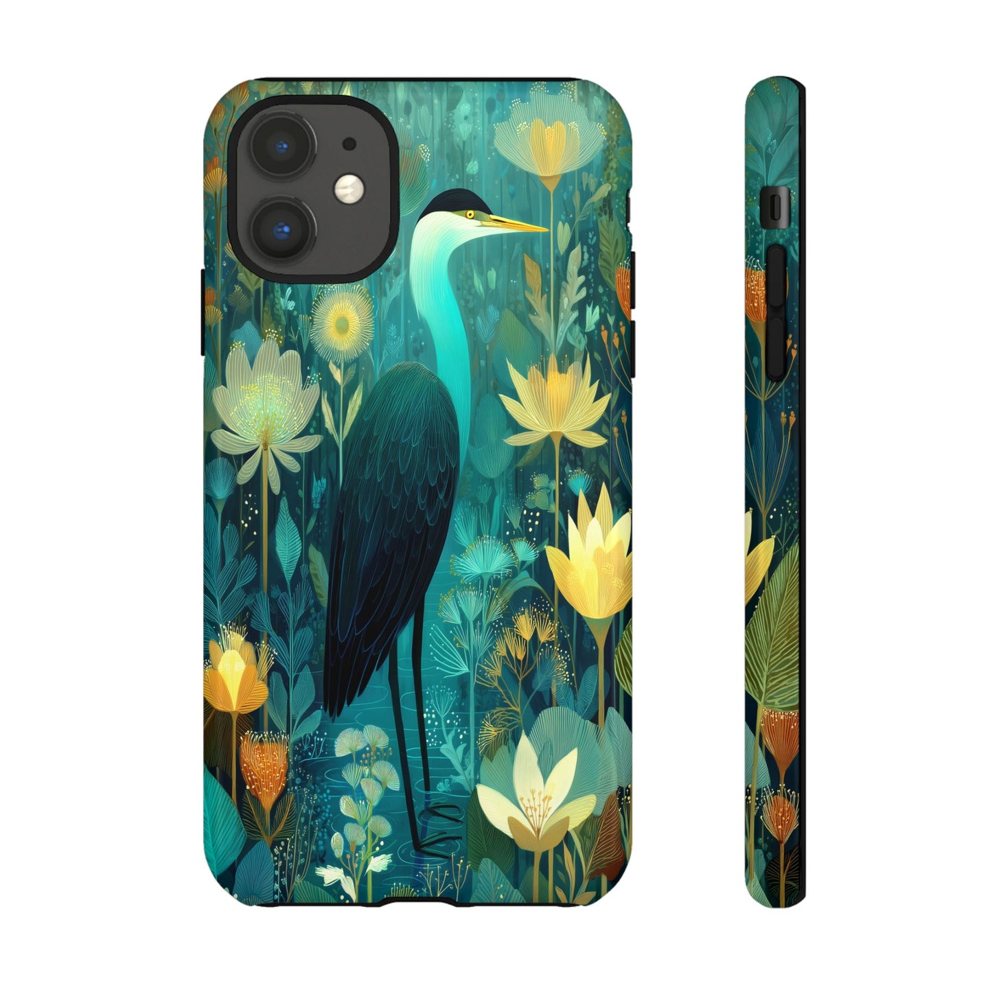 Artistic Crescent Moon Phone Case — Dreamy Starry Night Protection