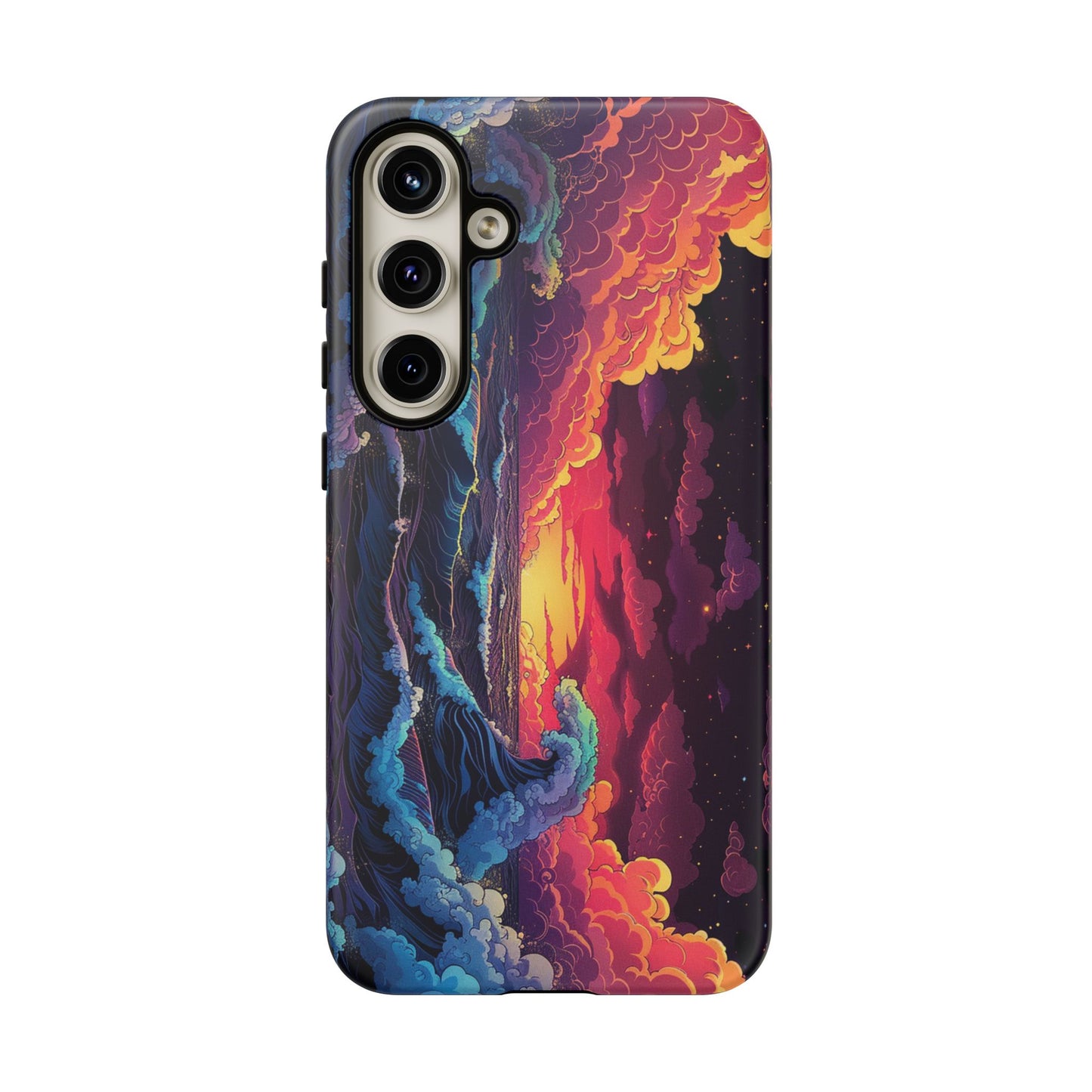 Copy of Copy of Artistic Crescent Moon Phone Case — Dreamy Starry Night Protection