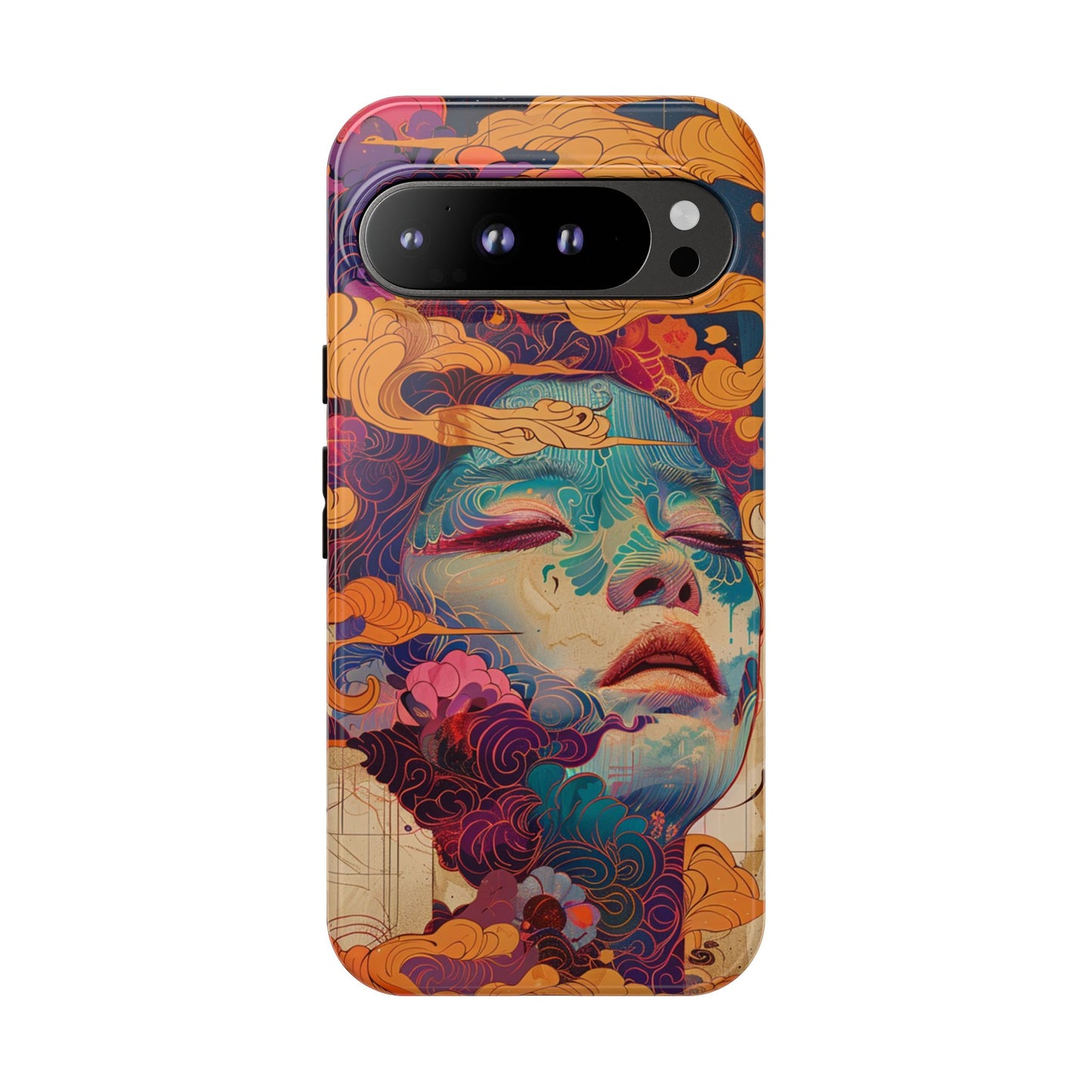 Copy of Copy of Artistic Crescent Moon Phone Case — Dreamy Starry Night Protection