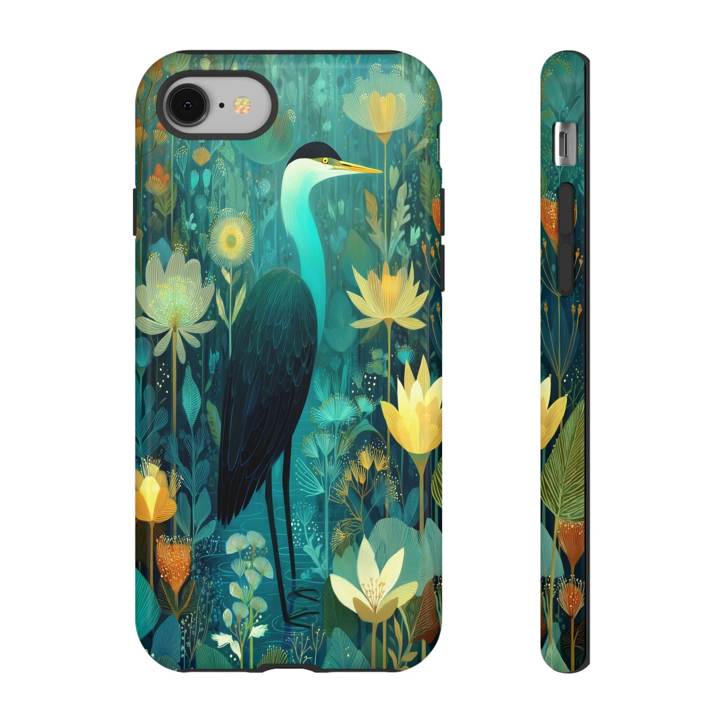 Artistic Crescent Moon Phone Case — Dreamy Starry Night Protection