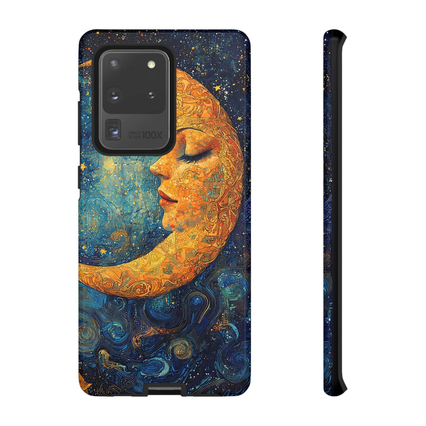Copy of Artistic Crescent Moon Phone Case — Dreamy Starry Night Protection