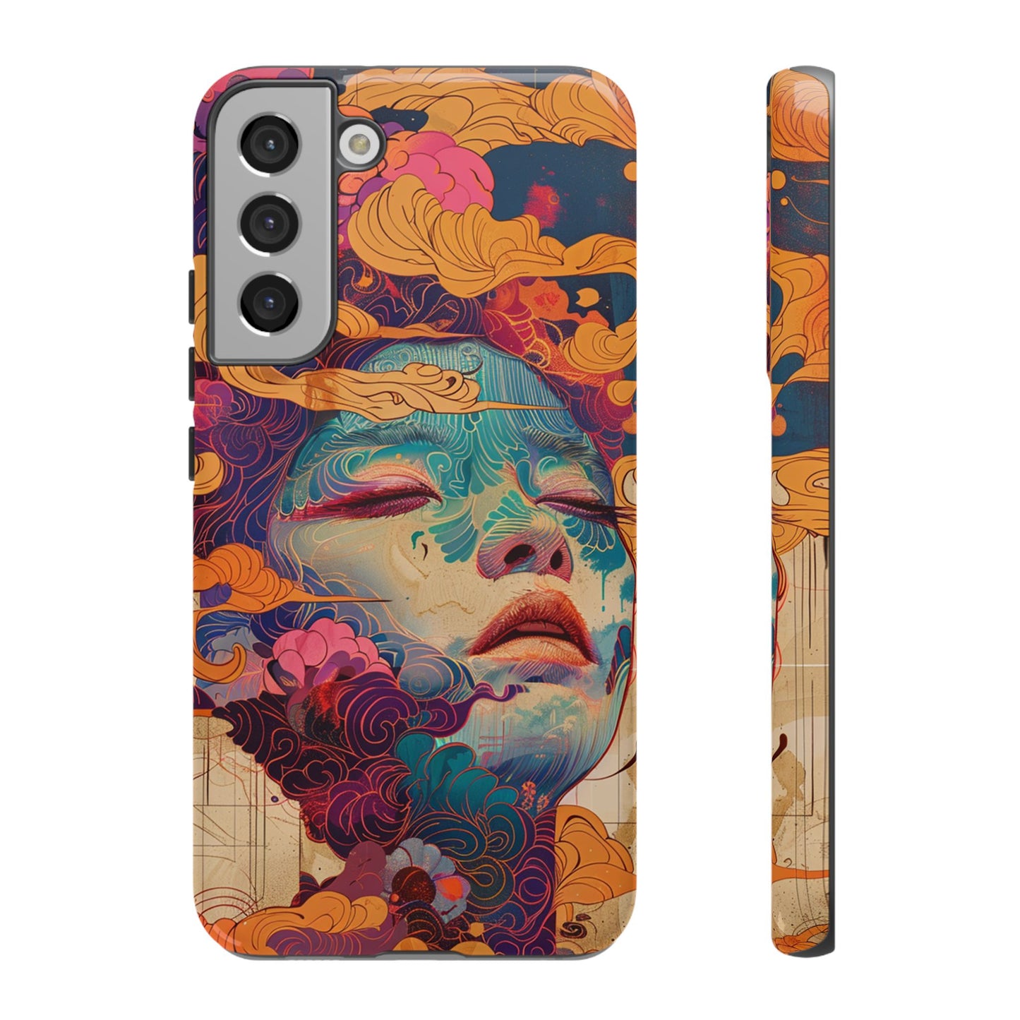 Copy of Copy of Artistic Crescent Moon Phone Case — Dreamy Starry Night Protection