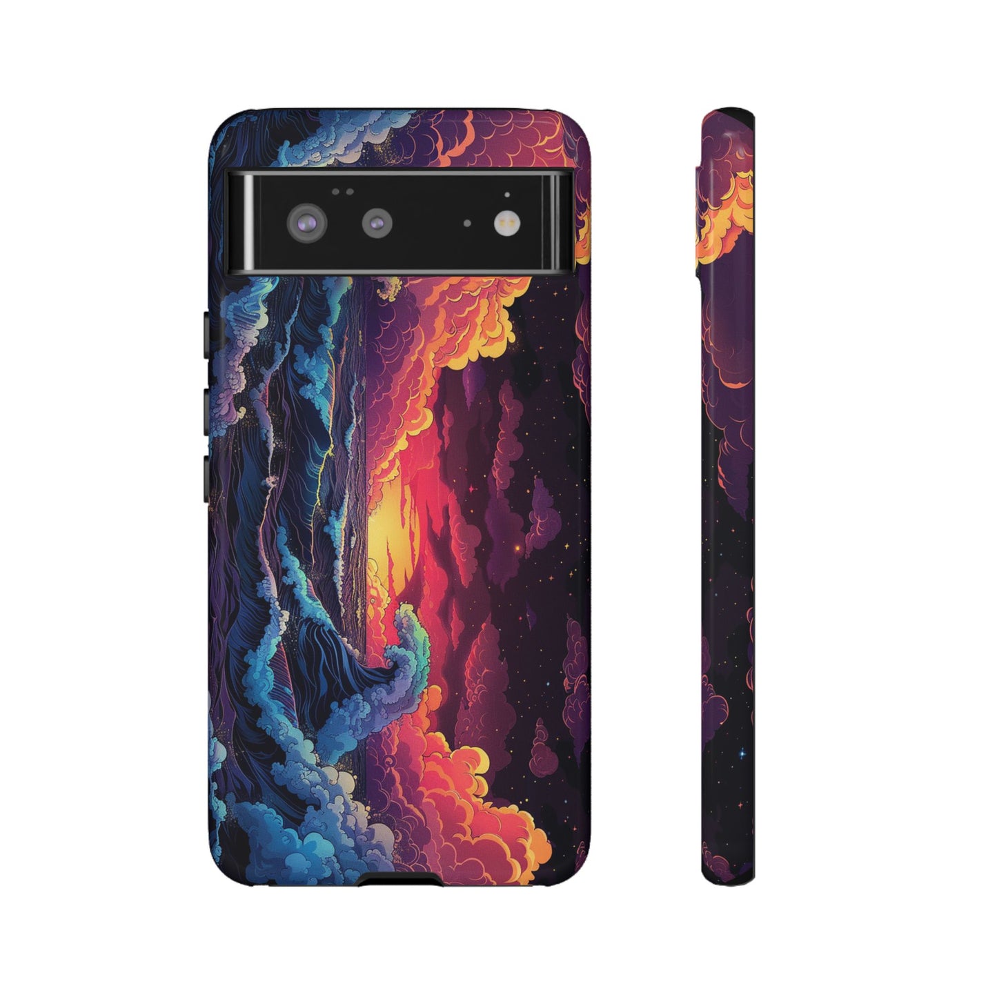 Copy of Copy of Artistic Crescent Moon Phone Case — Dreamy Starry Night Protection