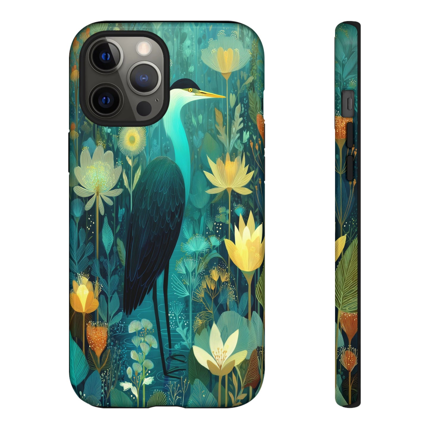Artistic Crescent Moon Phone Case — Dreamy Starry Night Protection