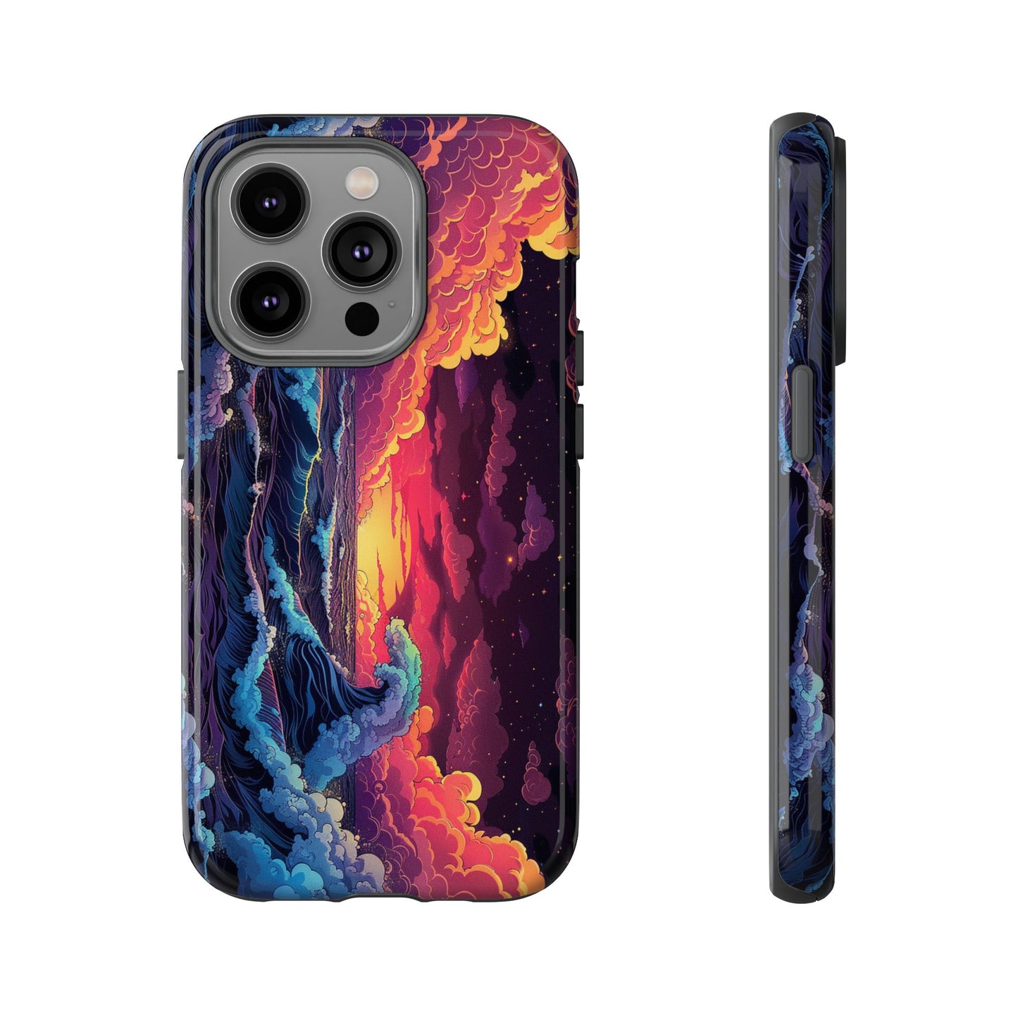 Copy of Artistic Crescent Moon Phone Case — Dreamy Starry Night Protection