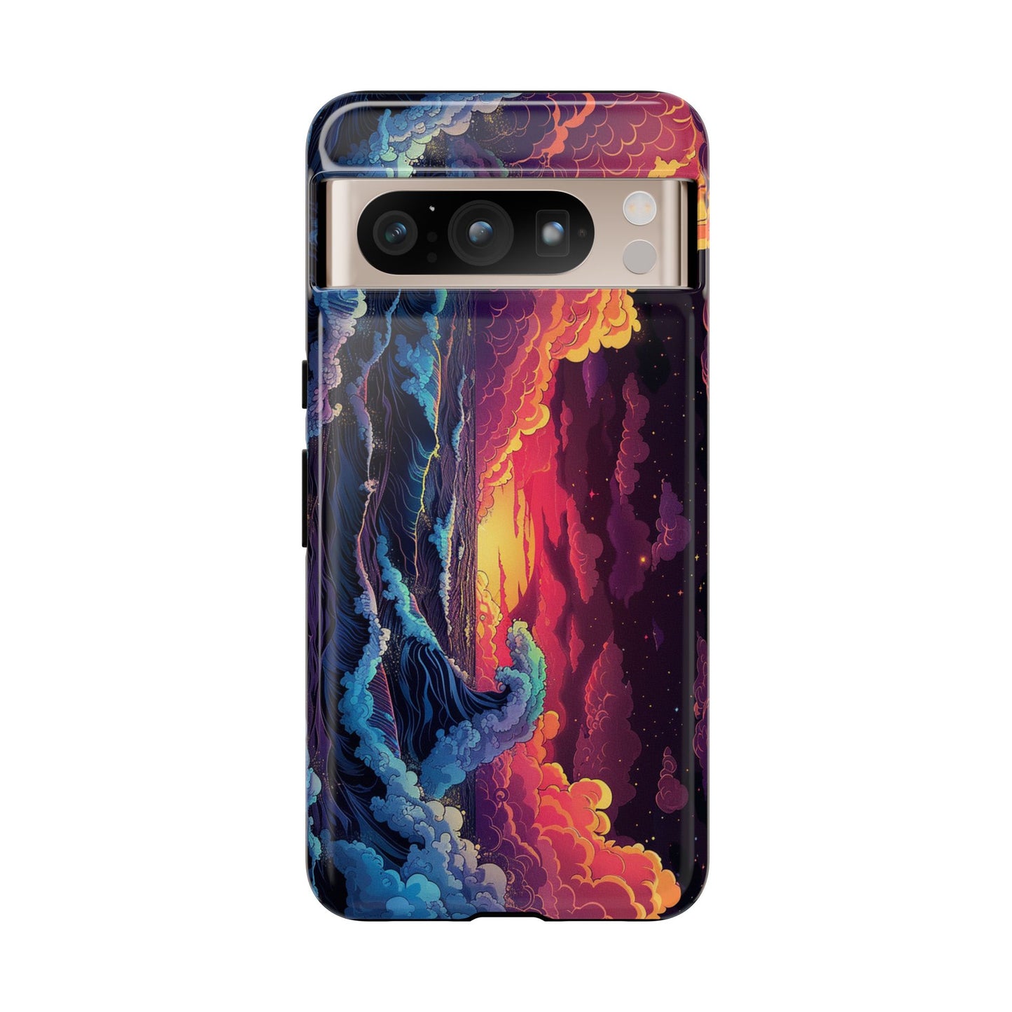 Copy of Copy of Artistic Crescent Moon Phone Case — Dreamy Starry Night Protection
