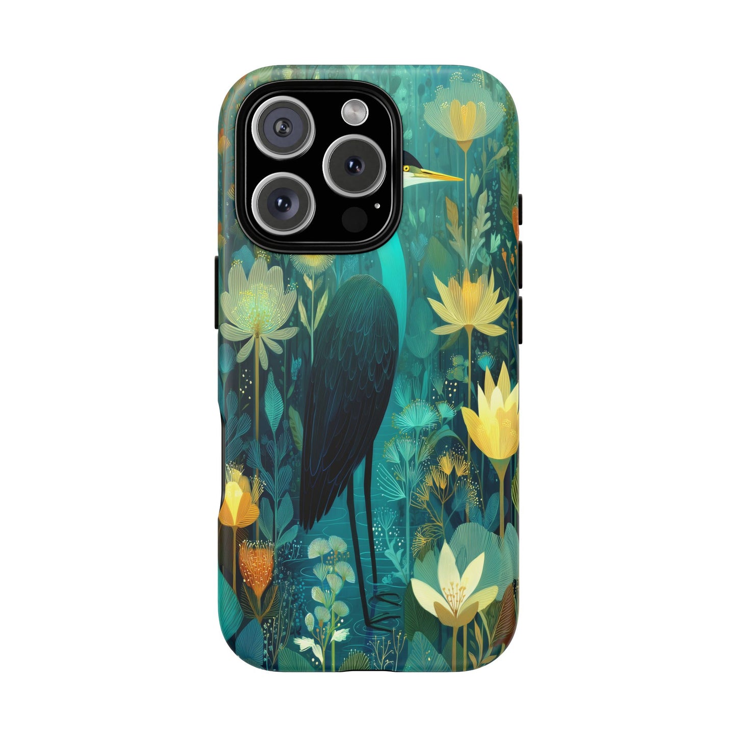 Artistic Crescent Moon Phone Case — Dreamy Starry Night Protection