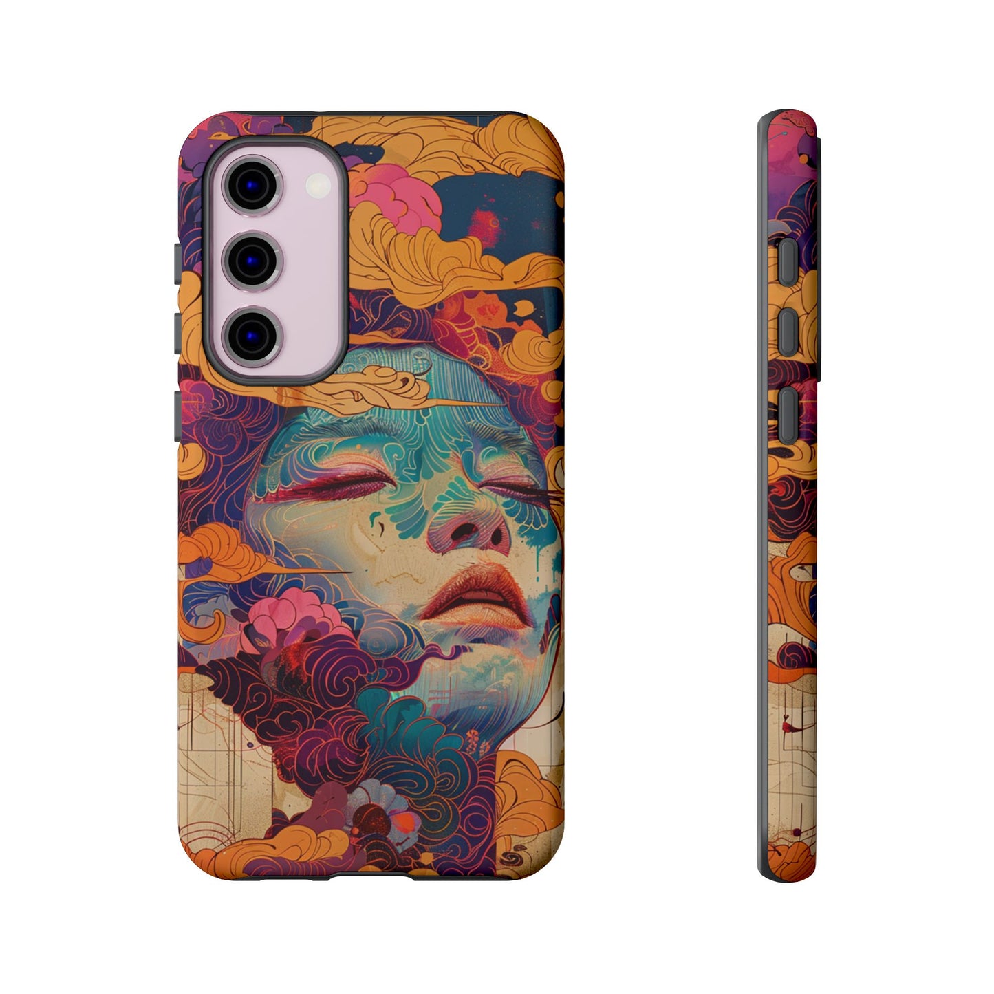 Copy of Copy of Artistic Crescent Moon Phone Case — Dreamy Starry Night Protection