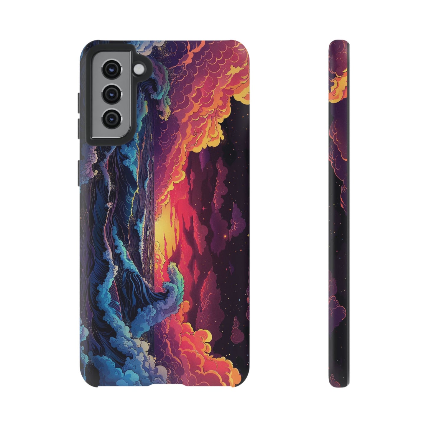 Copy of Copy of Artistic Crescent Moon Phone Case — Dreamy Starry Night Protection