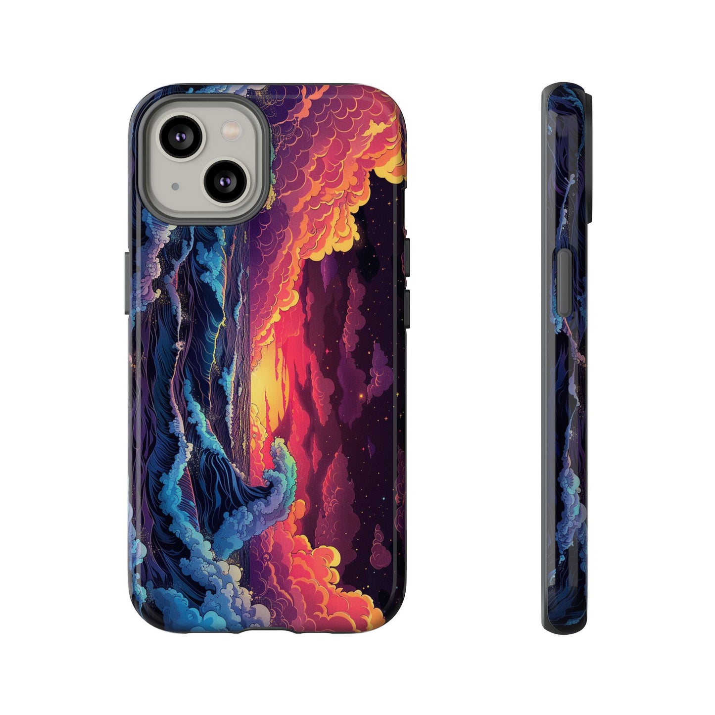 Copy of Artistic Crescent Moon Phone Case — Dreamy Starry Night Protection