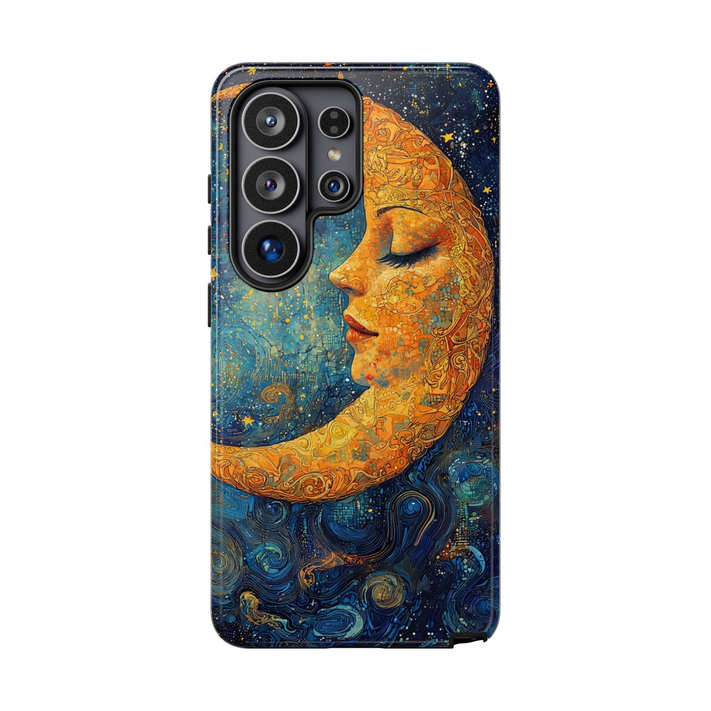 Copy of Artistic Crescent Moon Phone Case — Dreamy Starry Night Protection