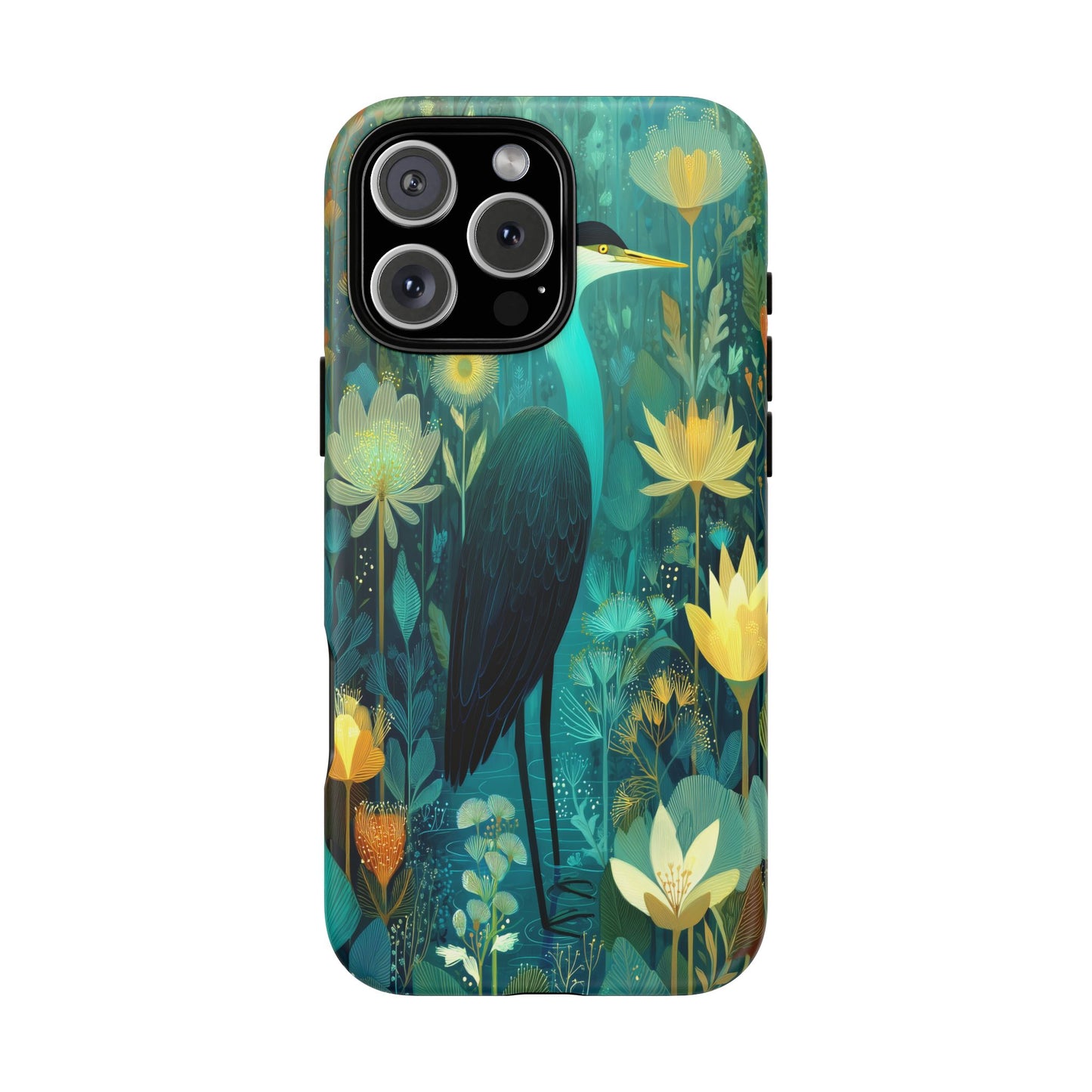 Artistic Crescent Moon Phone Case — Dreamy Starry Night Protection
