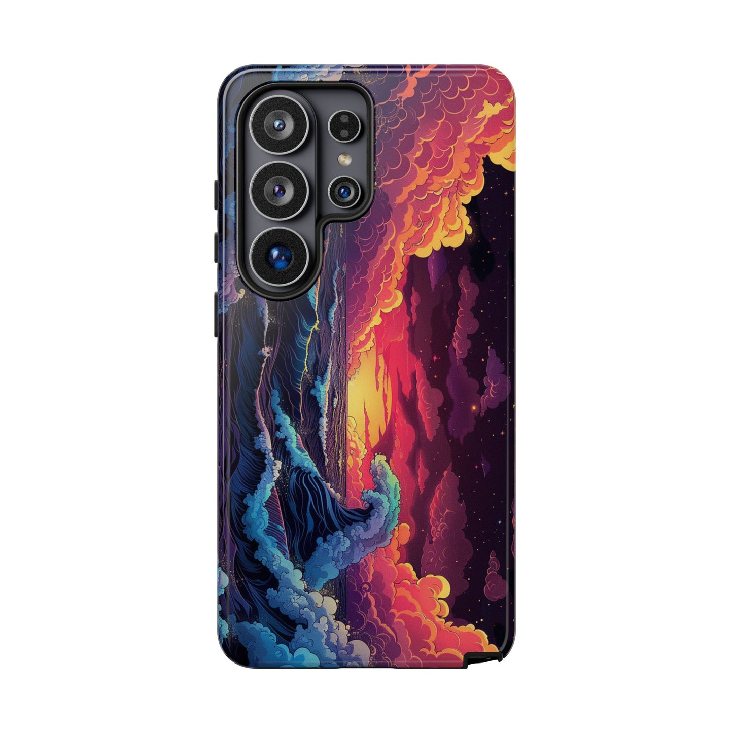 Copy of Copy of Artistic Crescent Moon Phone Case — Dreamy Starry Night Protection