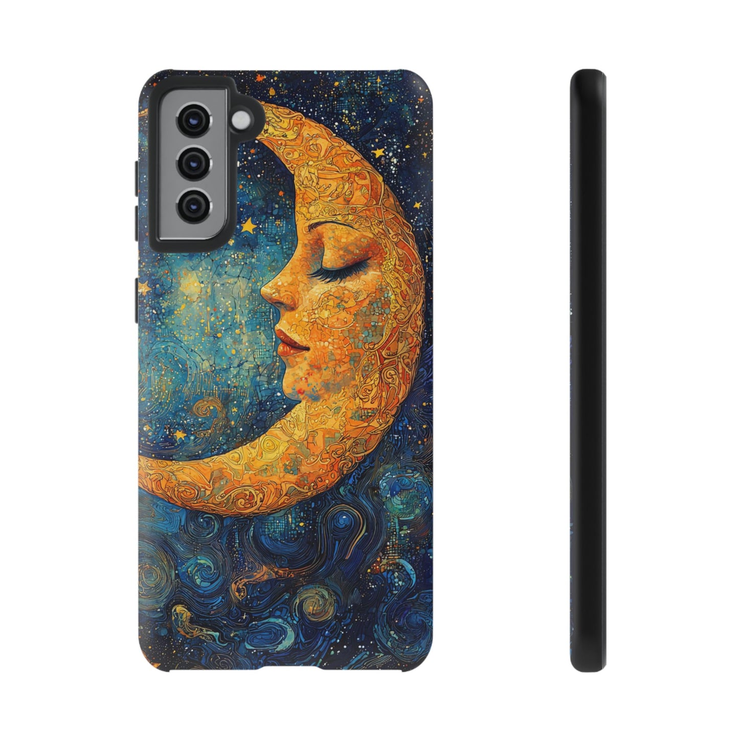 Copy of Artistic Crescent Moon Phone Case — Dreamy Starry Night Protection