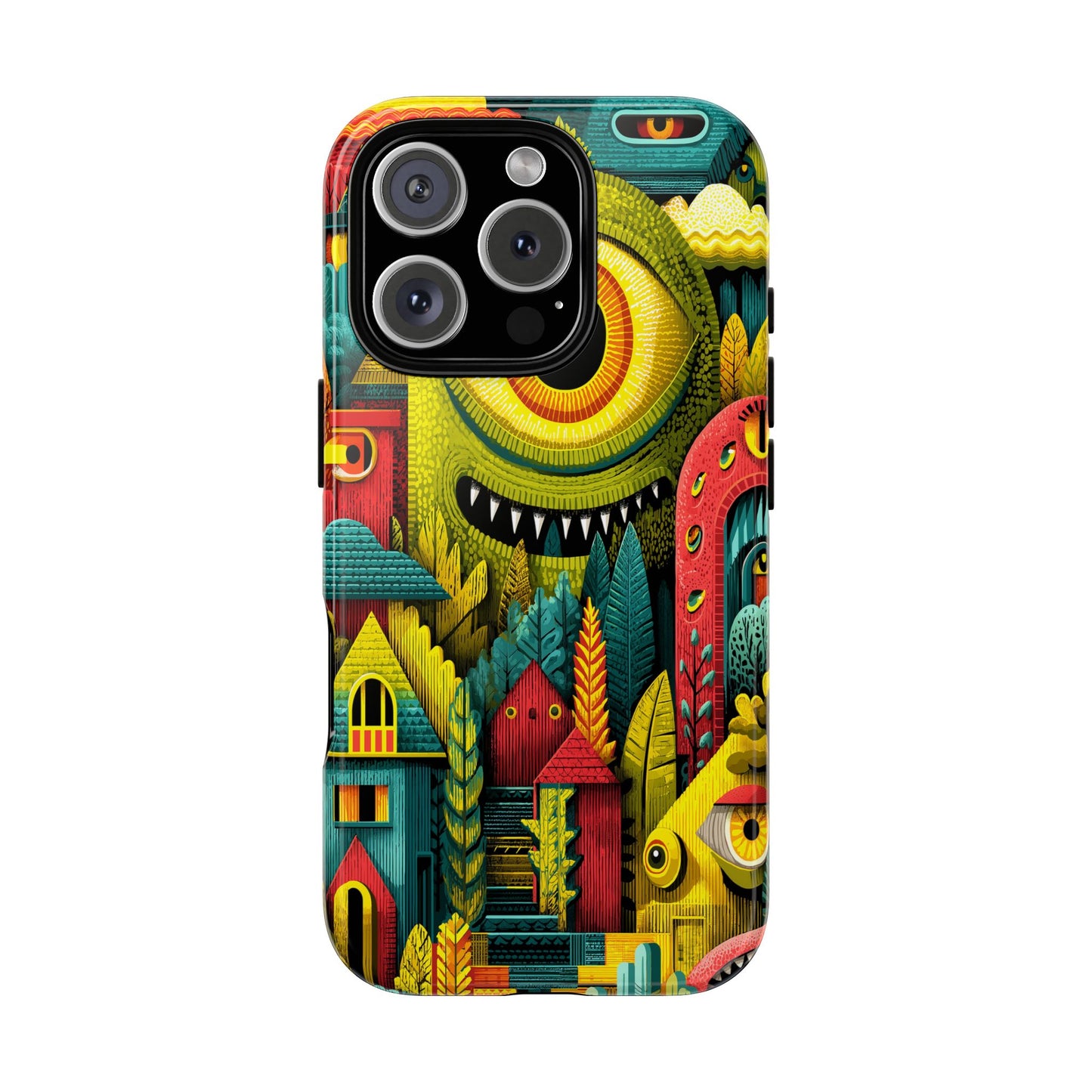 Artistic Crescent Moon Phone Case — Dreamy Starry Night Protection