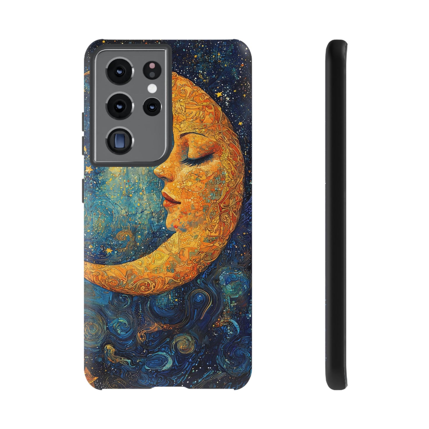 Copy of Artistic Crescent Moon Phone Case — Dreamy Starry Night Protection