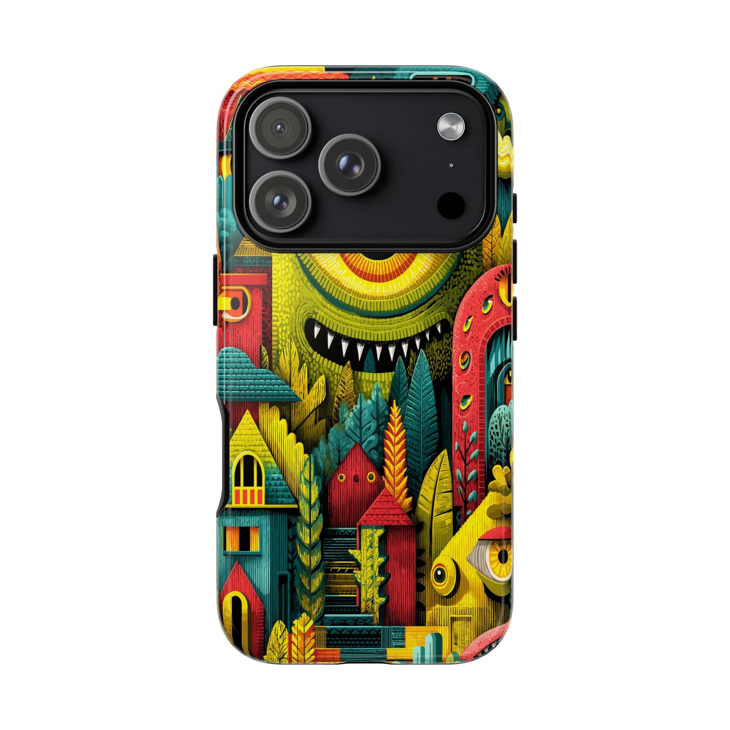Artistic Crescent Moon Phone Case — Dreamy Starry Night Protection